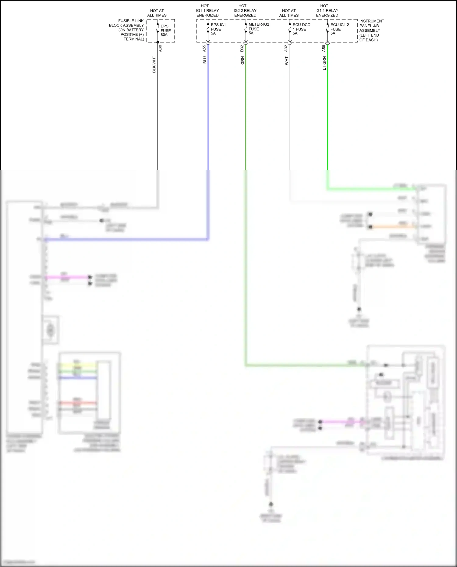 Toyota Prius IV (2015-2019) computer data lines system wiring diagram  (54 of 66)