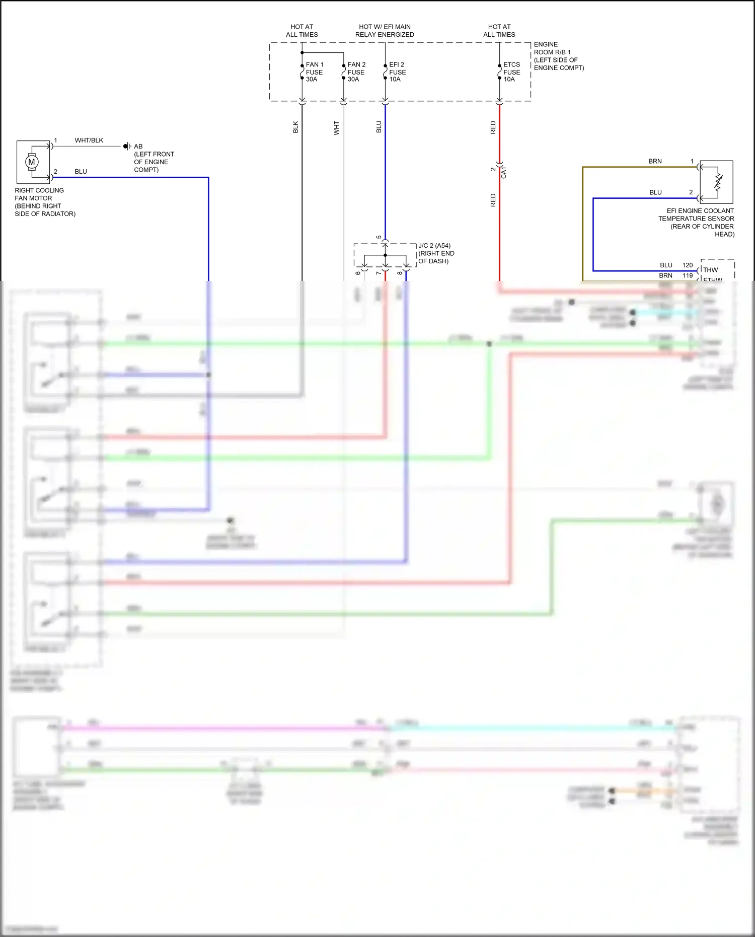 Toyota Prius IV (2015-2019) computer data lines system wiring diagram  (11 of 66)