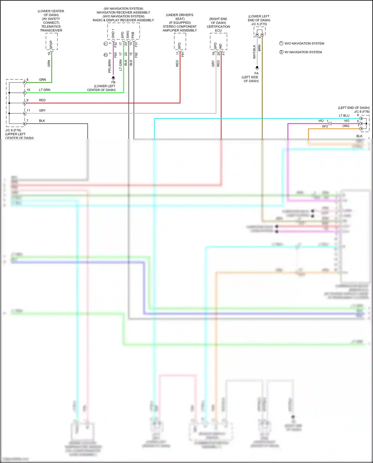 Toyota Prius IV (2015-2019) computer data lines system wiring diagram  (2 of 66)