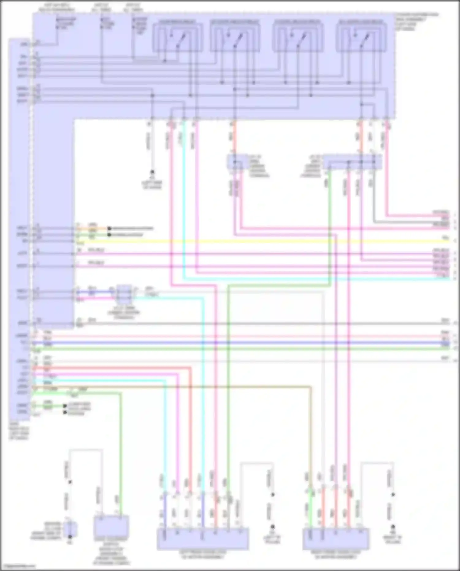 Prius Toyota V (2023-2024): Forced entry circuit, w/ smart key system (1 of 5)