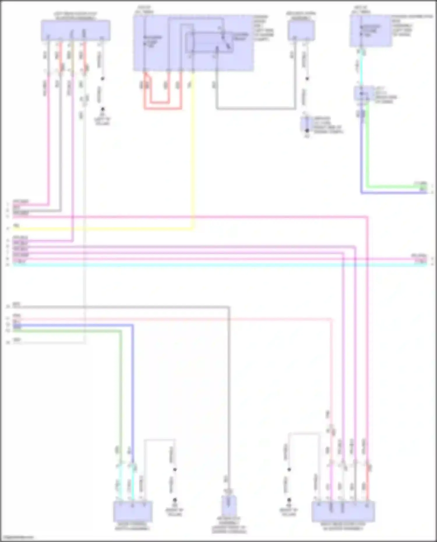 Prius Toyota V (2023-2024): Forced entry circuit, w/ smart key system (2 of 5)