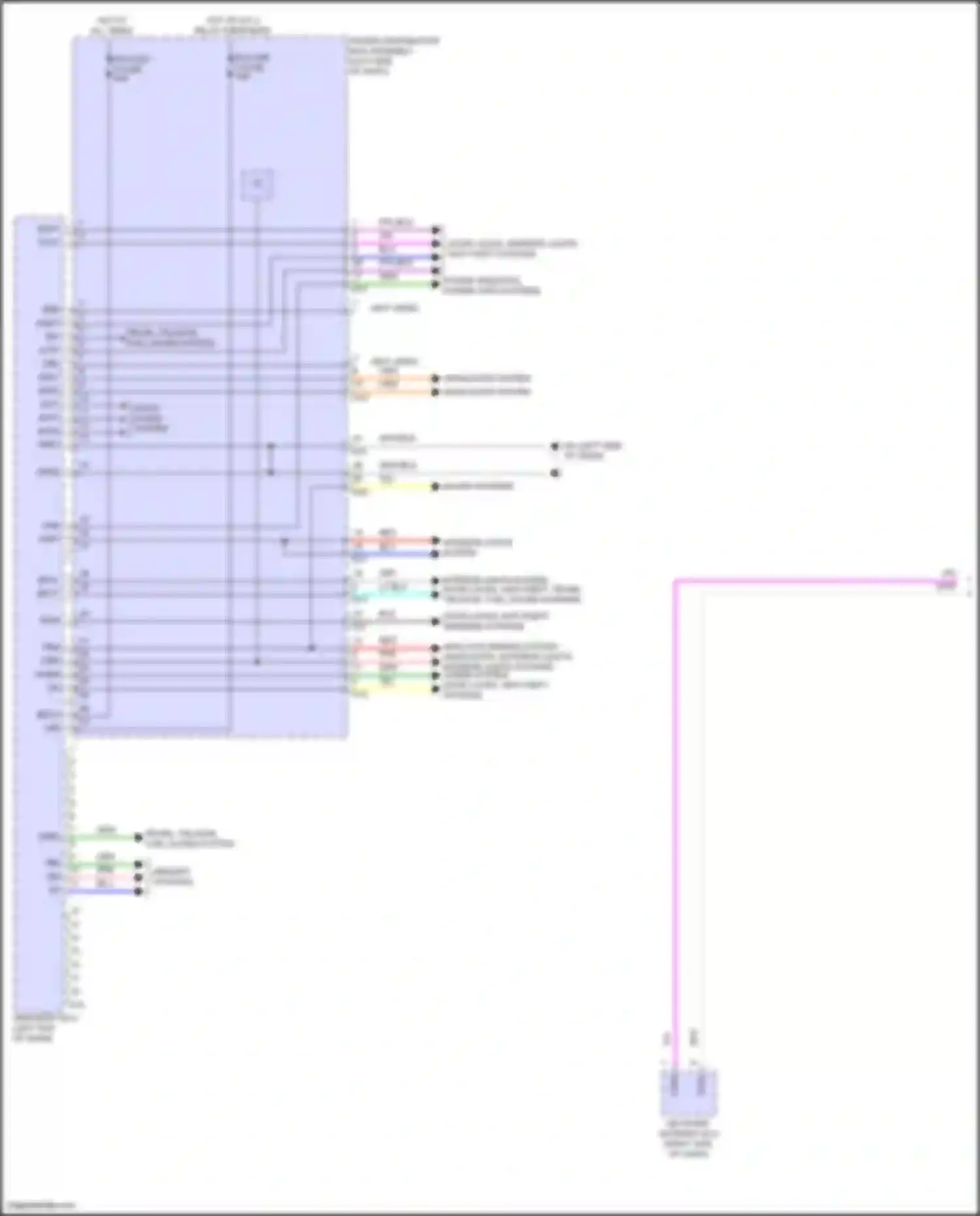 Prius Toyota V (2023-2024): Body ecu circuit (1 of 2)