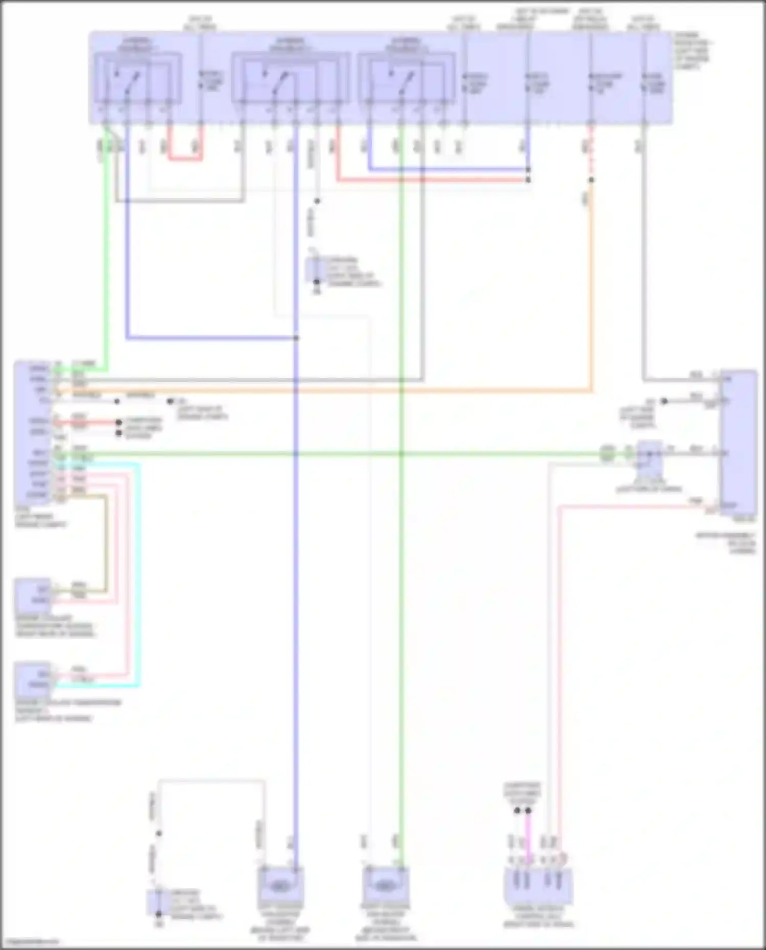 Prius Toyota V (2023-2024): Cooling fan circuit