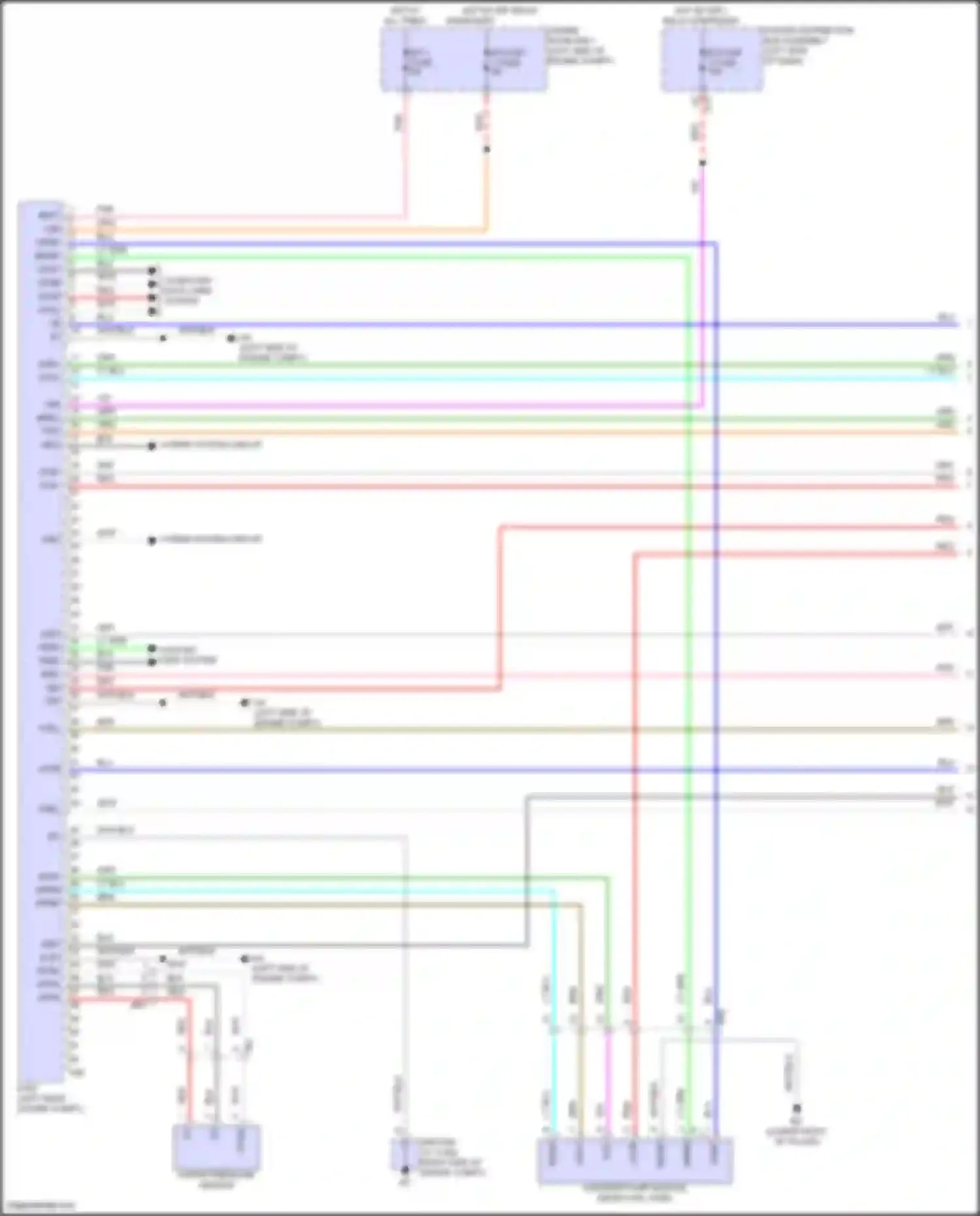 Prius Toyota V (2023-2024): Wiring diagram engine performance 2.0l hybrid, engine controls circuit (1 of 7)