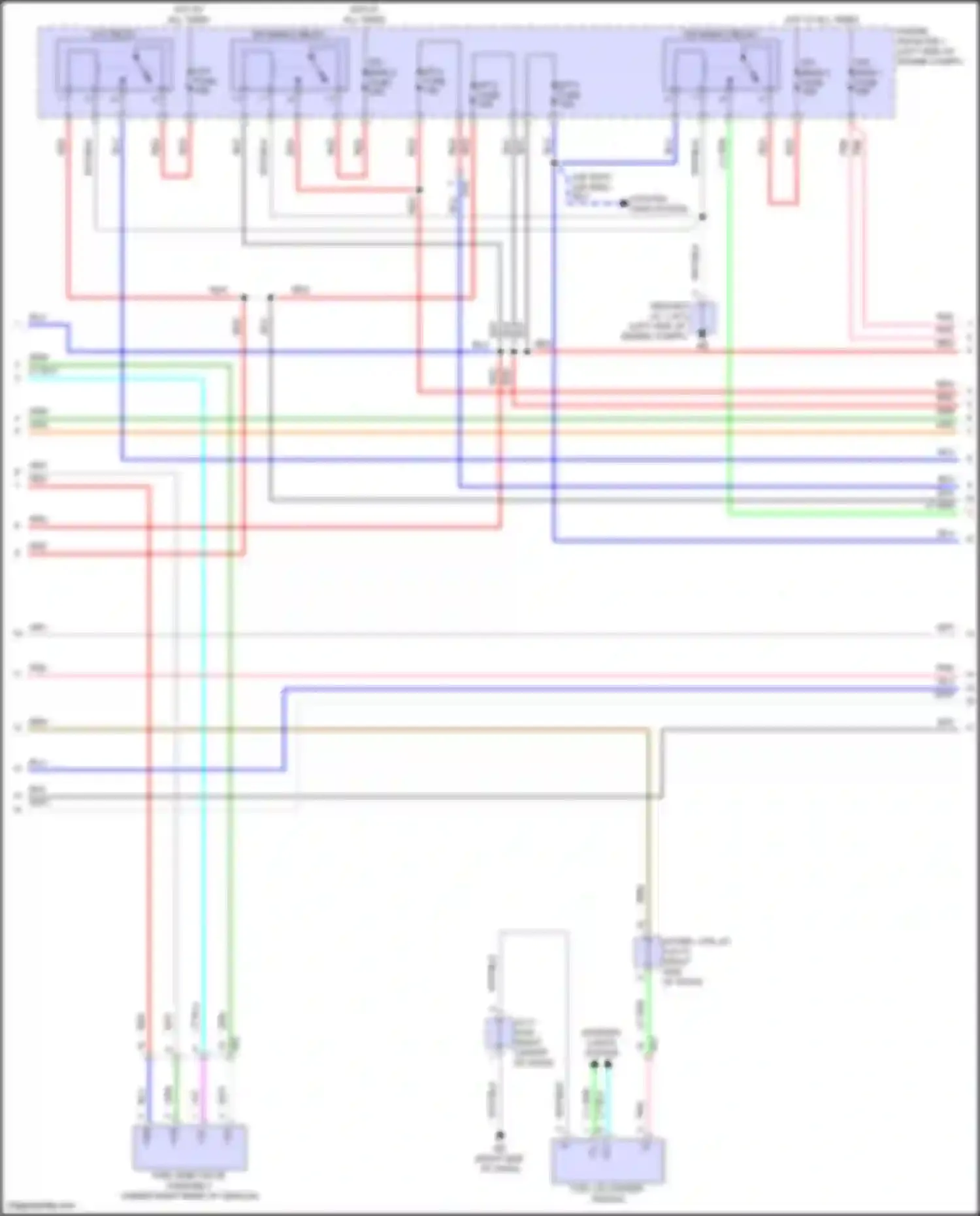Prius Toyota V (2023-2024): Wiring diagram engine performance 2.0l hybrid, engine controls circuit (2 of 7)