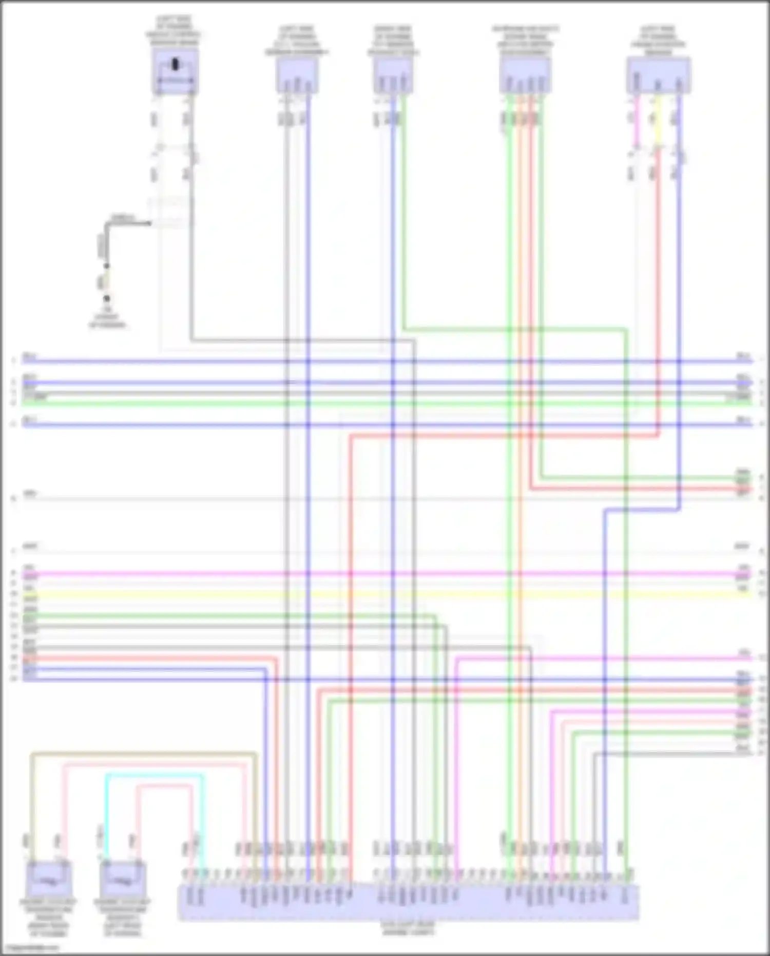 Prius Toyota V (2023-2024): Wiring diagram engine performance 2.0l hybrid, engine controls circuit (5 of 7)