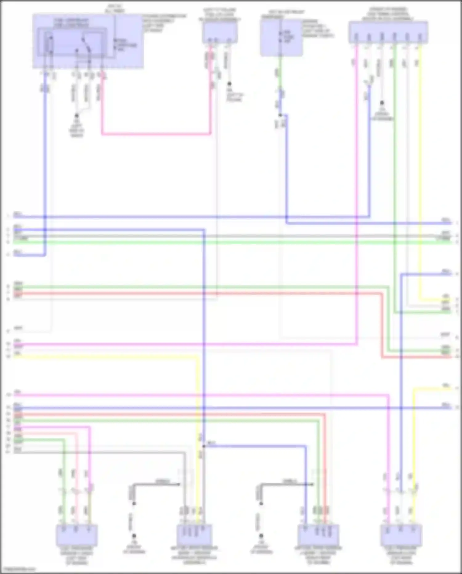Prius Toyota V (2023-2024): Wiring diagram engine performance 2.0l hybrid, engine controls circuit (6 of 7)