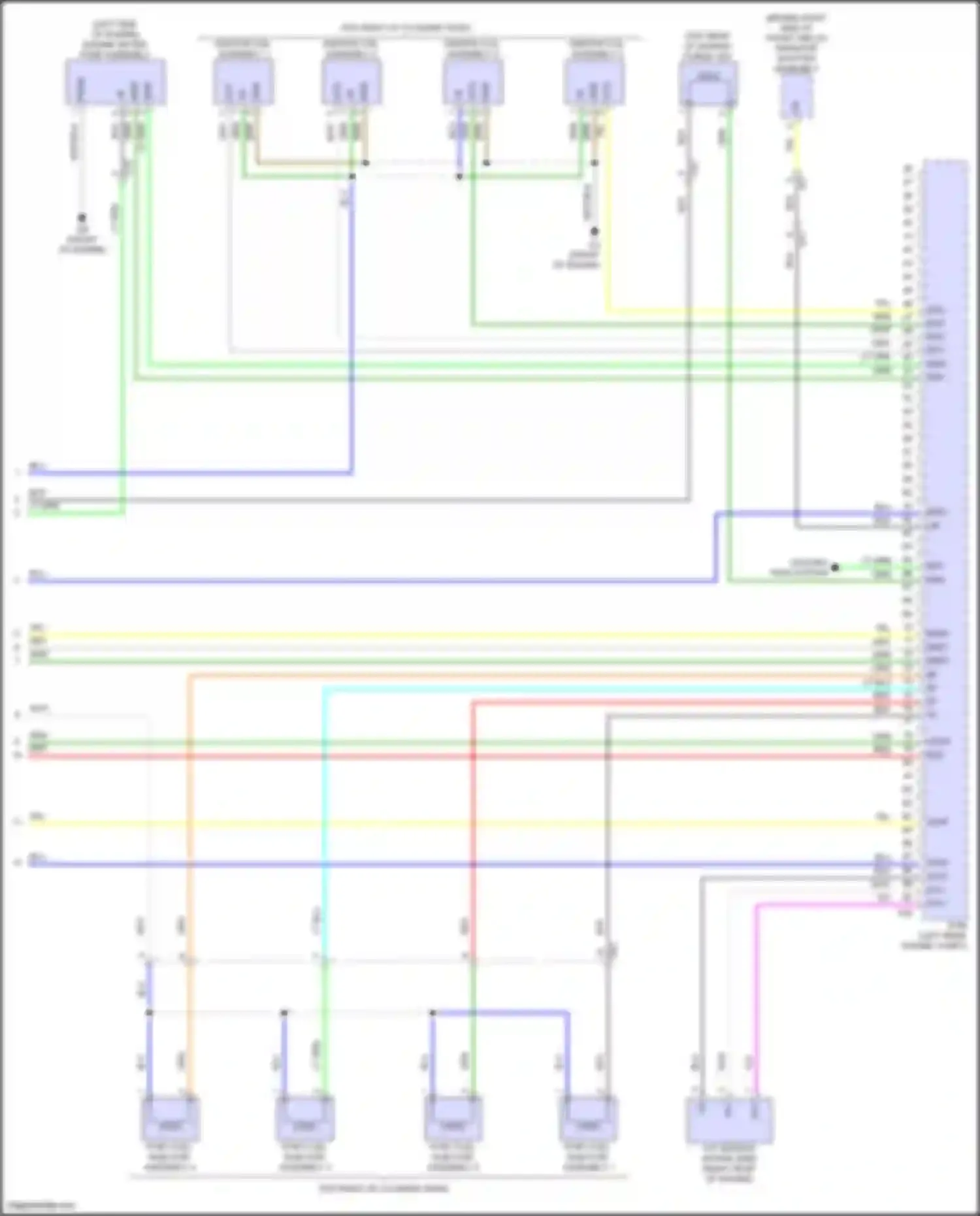 Prius Toyota V (2023-2024): Wiring diagram engine performance 2.0l hybrid, engine controls circuit (7 of 7)