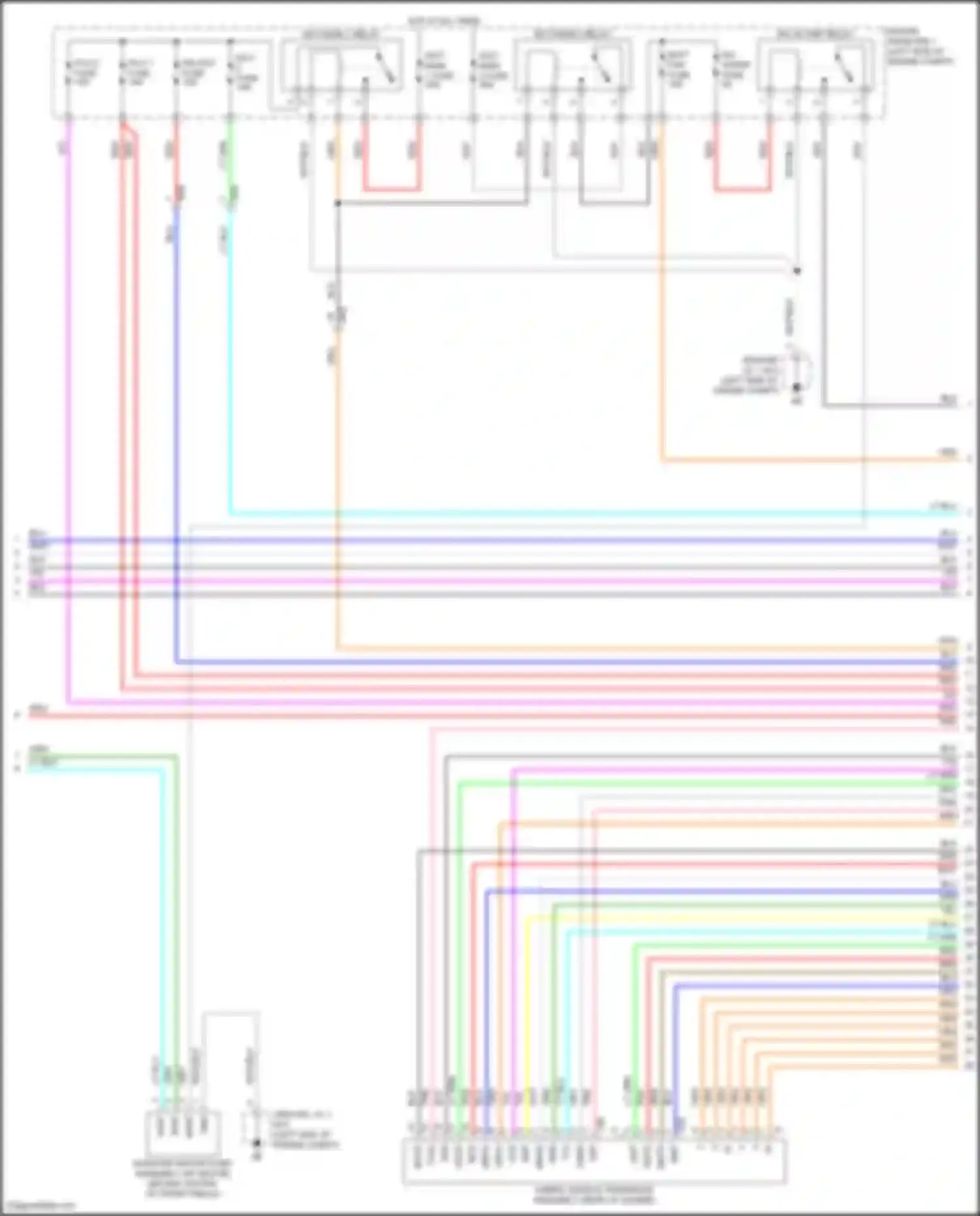Prius Toyota V (2023-2024): Wiring diagram engine performance 2.0l hybrid, hybrid system circuit (2 of 8)