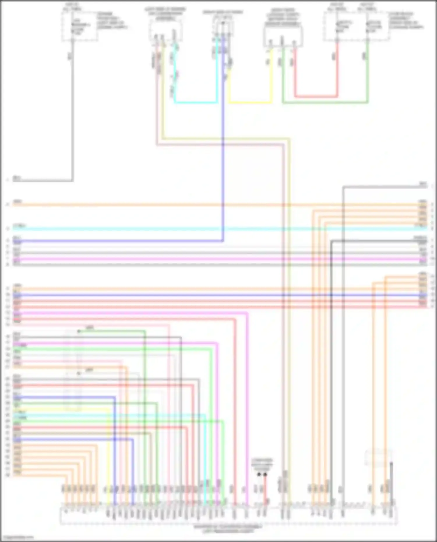 Prius Toyota V (2023-2024): Wiring diagram engine performance 2.0l hybrid, hybrid system circuit (3 of 8)