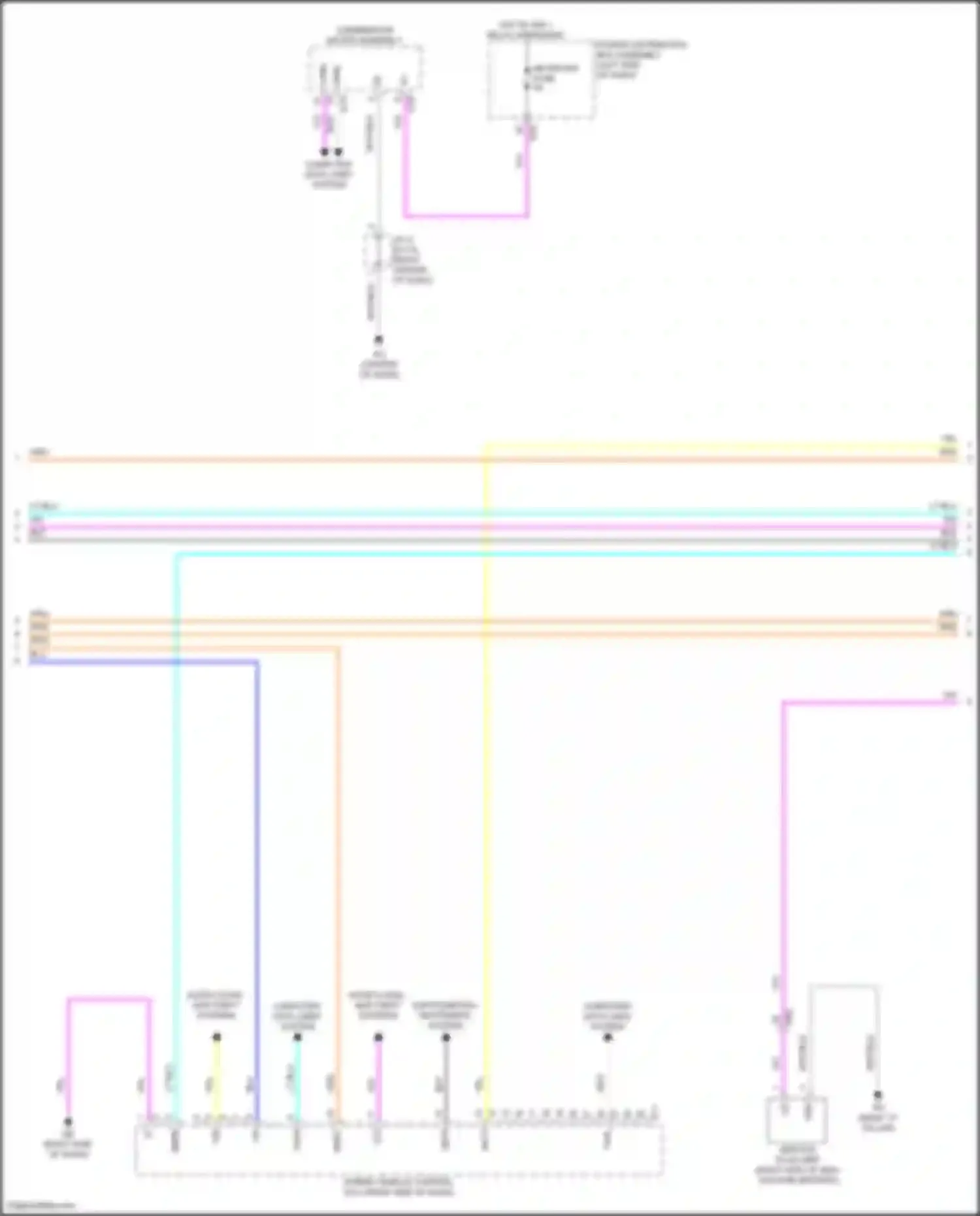 Prius Toyota V (2023-2024): Wiring diagram engine performance 2.0l hybrid, hybrid system circuit (5 of 8)