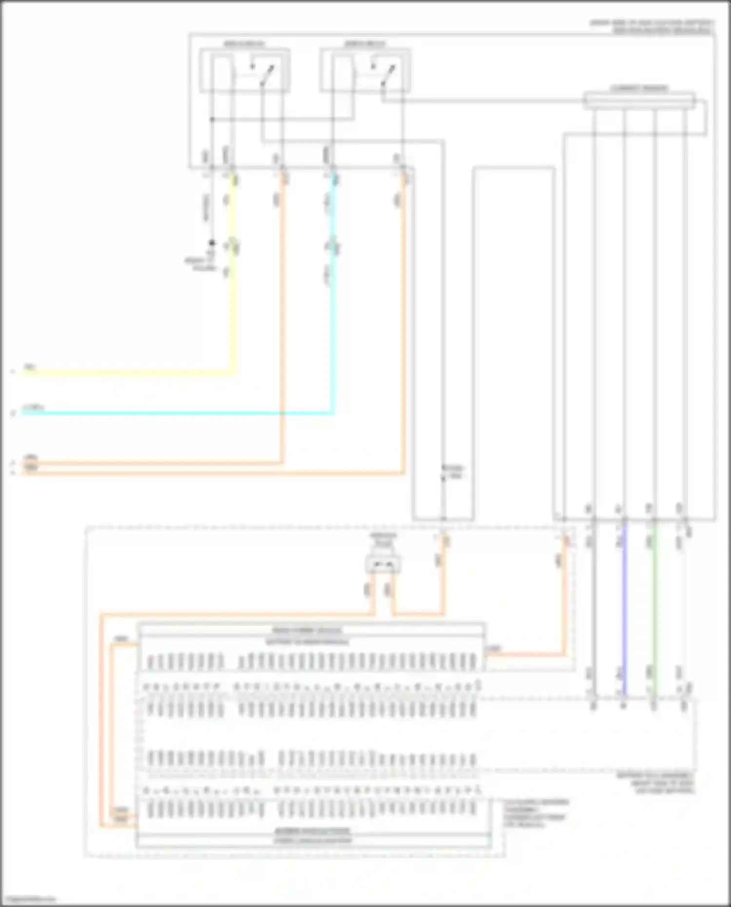 Prius Toyota V (2023-2024): Wiring diagram engine performance 2.0l hybrid, hybrid system circuit (8 of 8)
