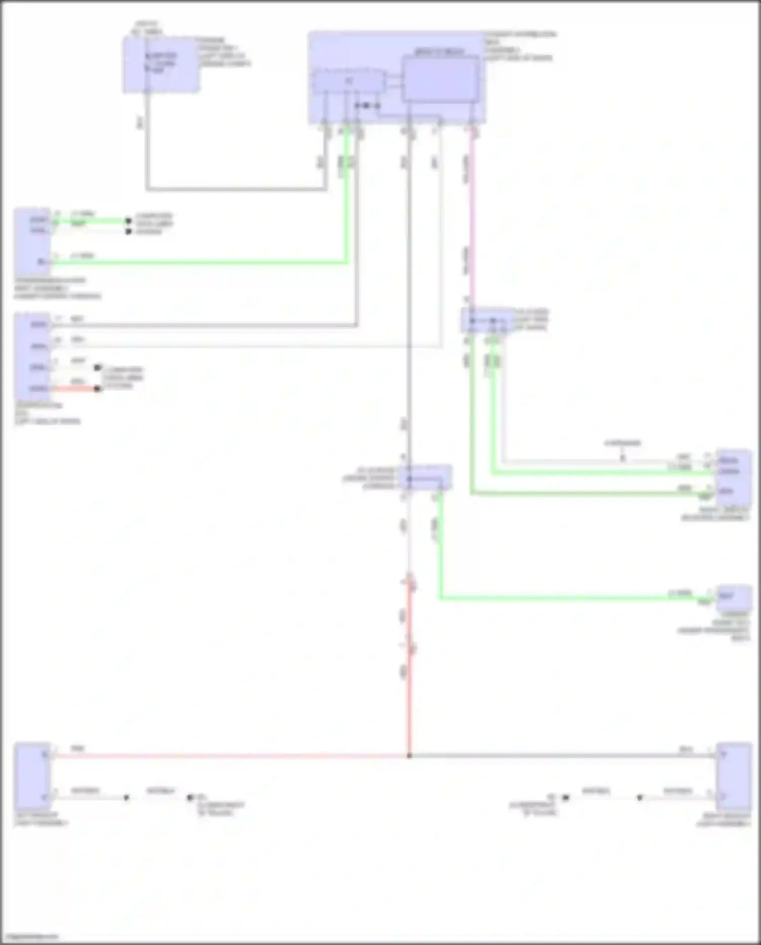 Prius Toyota V (2023-2024): Backup lamps circuit