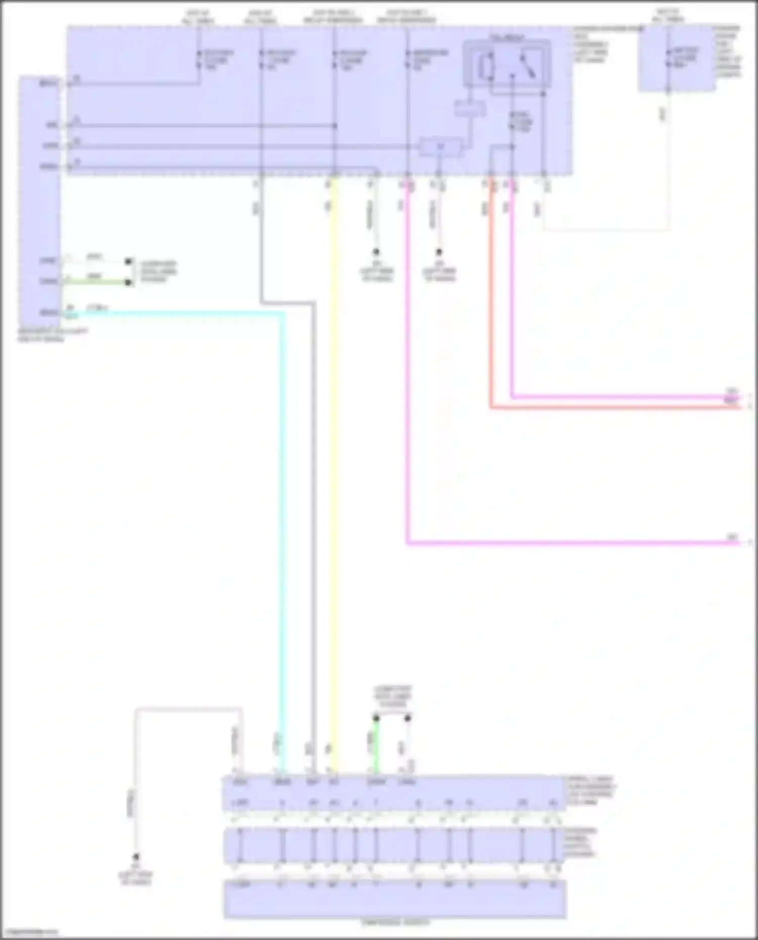 Prius Toyota V (2023-2024): Exterior lamps circuit (1 of 4)
