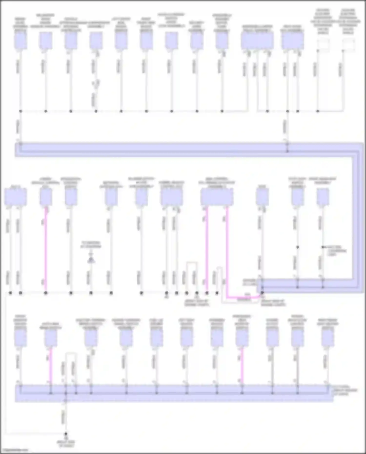 Prius Toyota V (2023-2024): Ground distribution circuit (2 of 6)