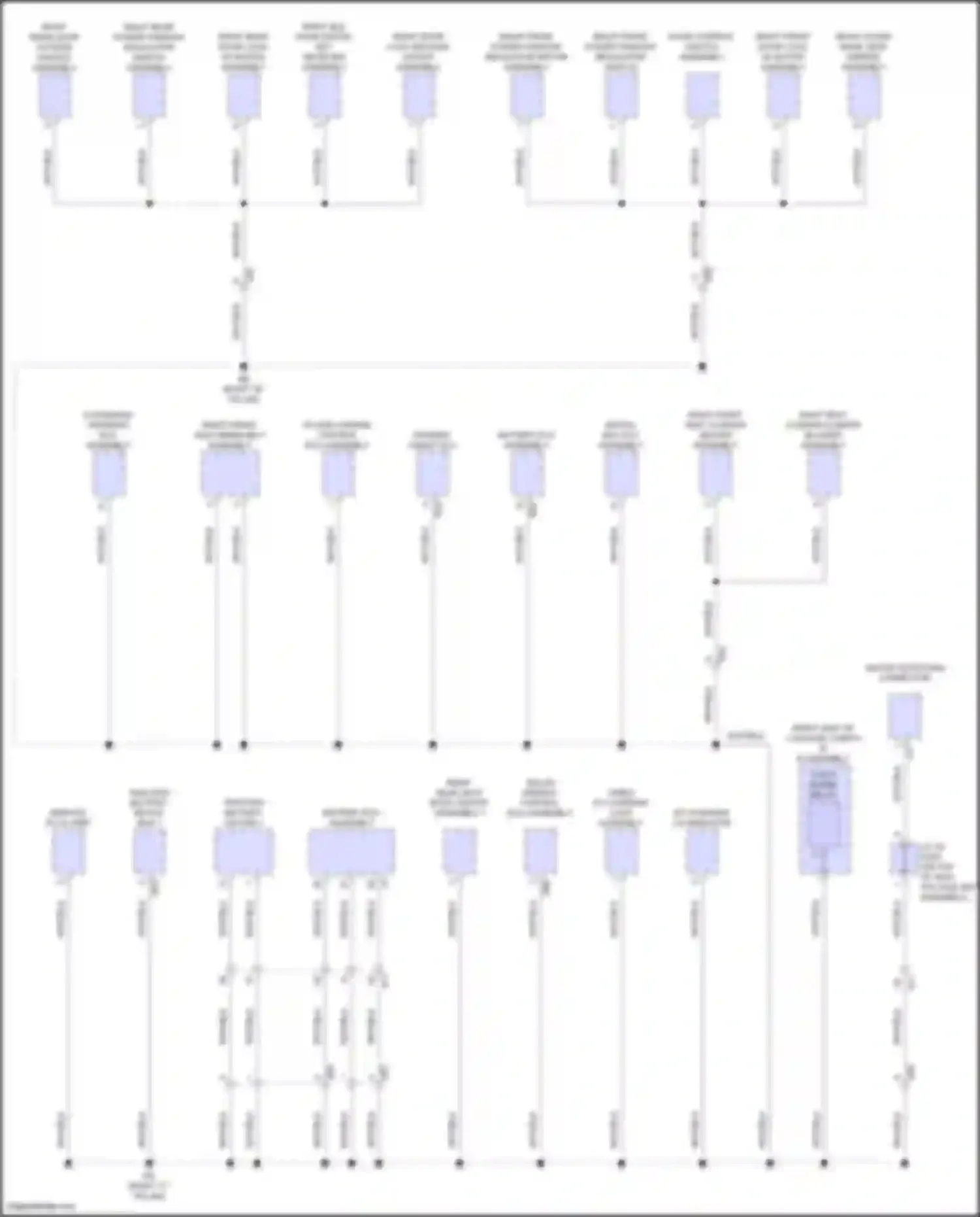 Prius Toyota V (2023-2024): Ground distribution circuit (3 of 6)