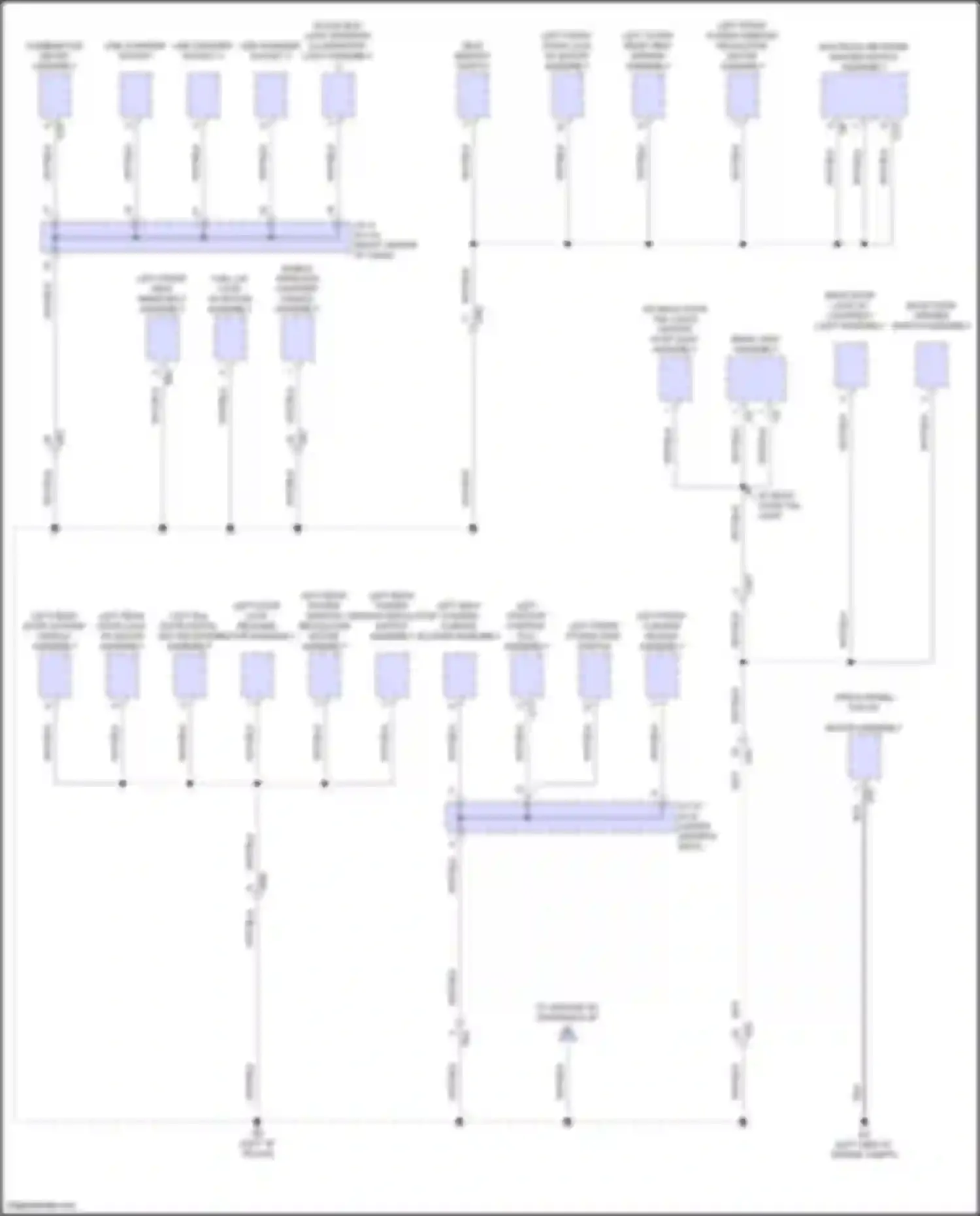 Prius Toyota V (2023-2024): Ground distribution circuit (5 of 6)