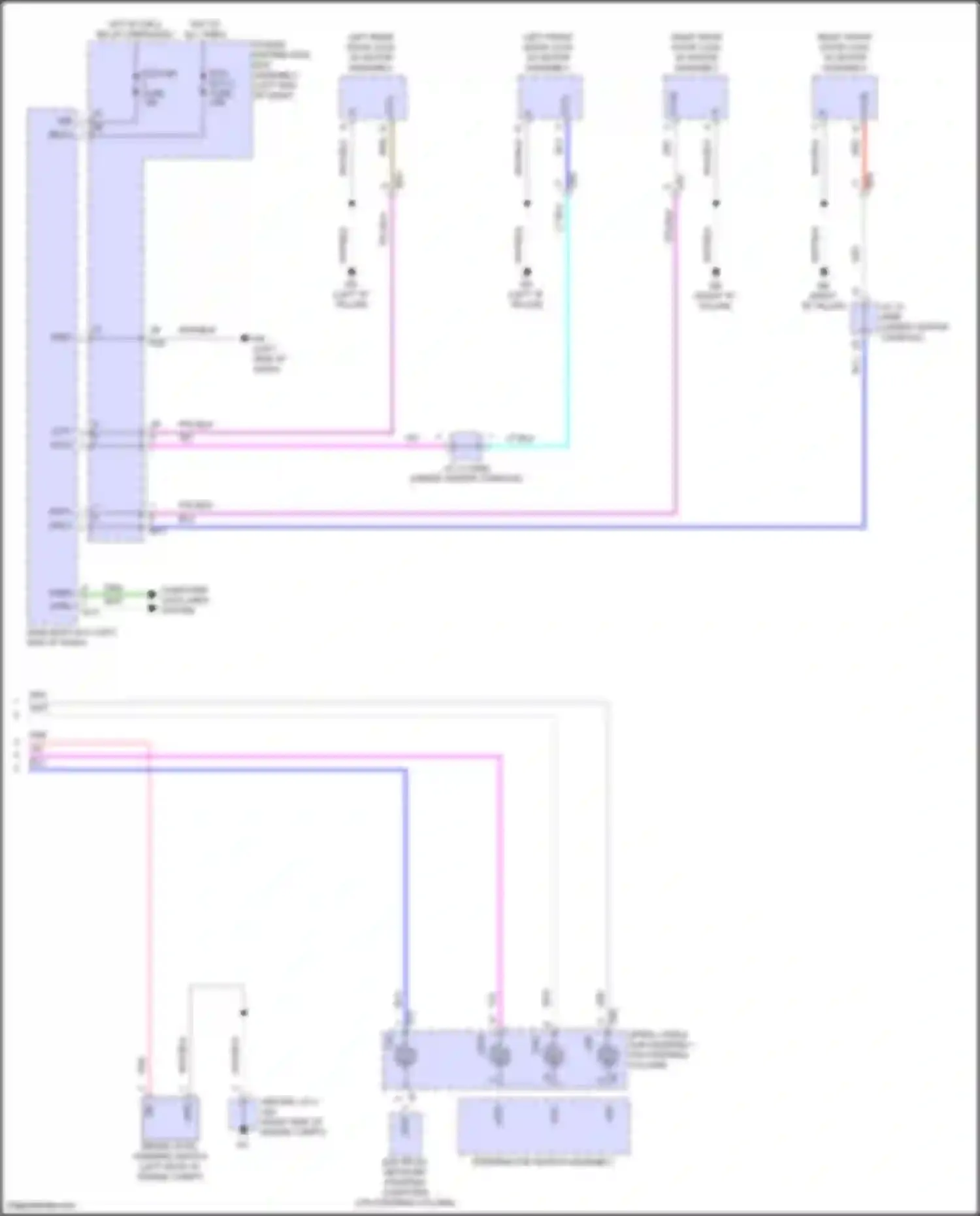 Prius Toyota V (2023-2024): Instrument cluster circuit (3 of 3)