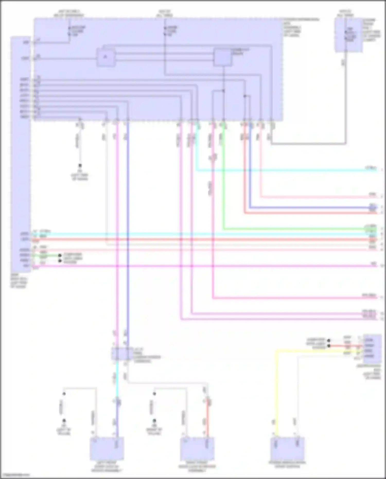 Prius Toyota V (2023-2024): Courtesy lamps circuit (1 of 3)