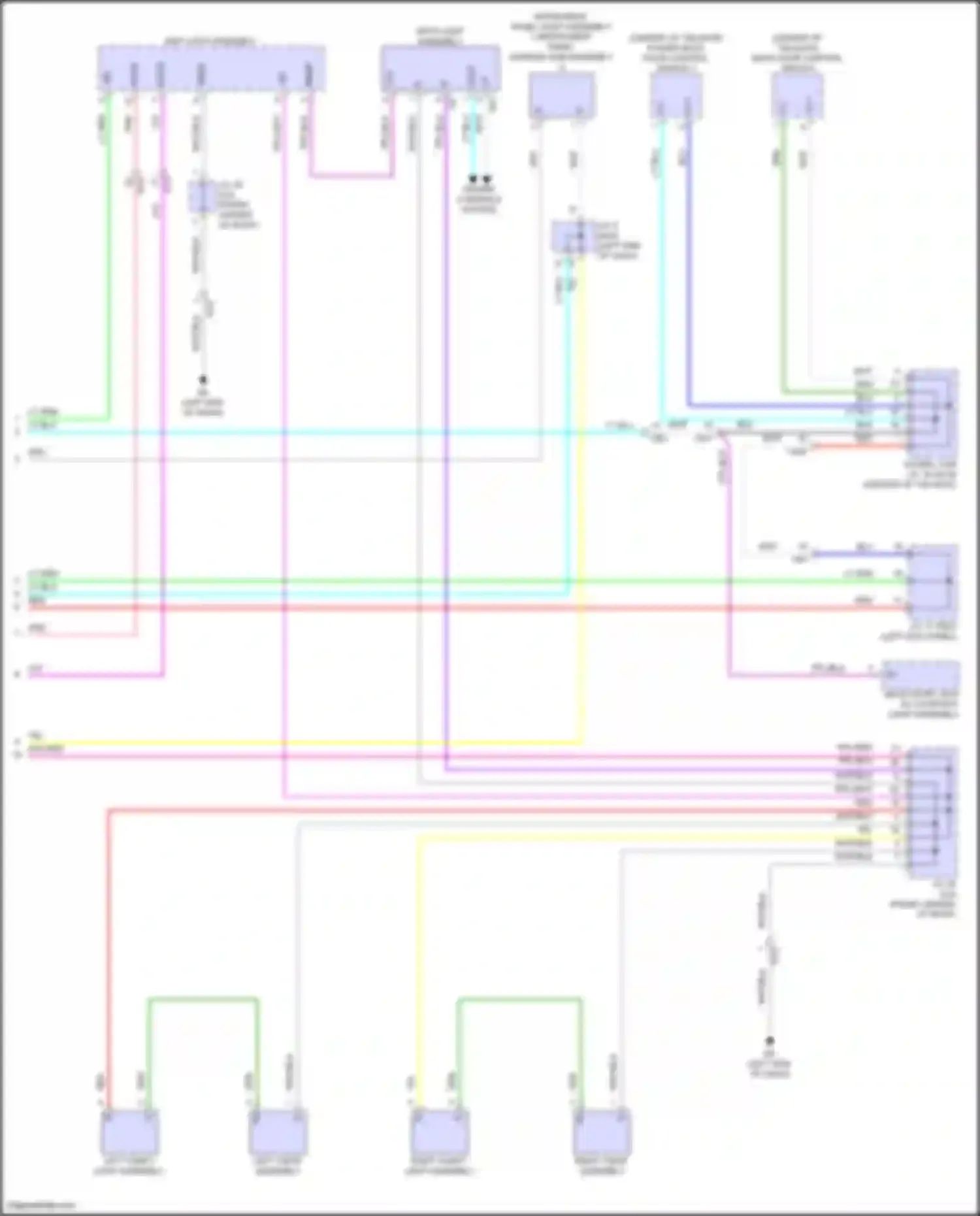 Prius Toyota V (2023-2024): Courtesy lamps circuit (3 of 3)