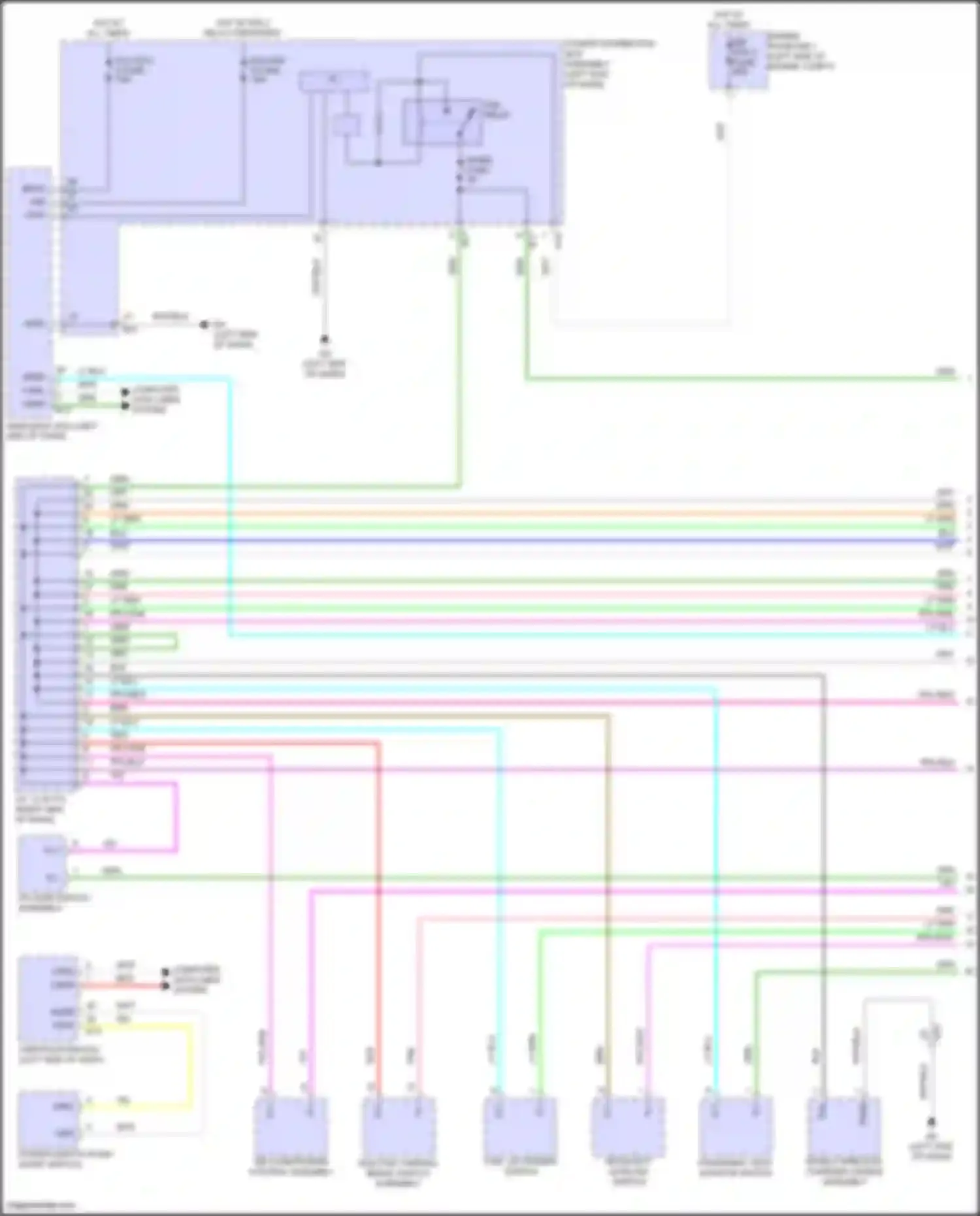 Prius Toyota V (2023-2024): Instrument illumination circuit (1 of 4)