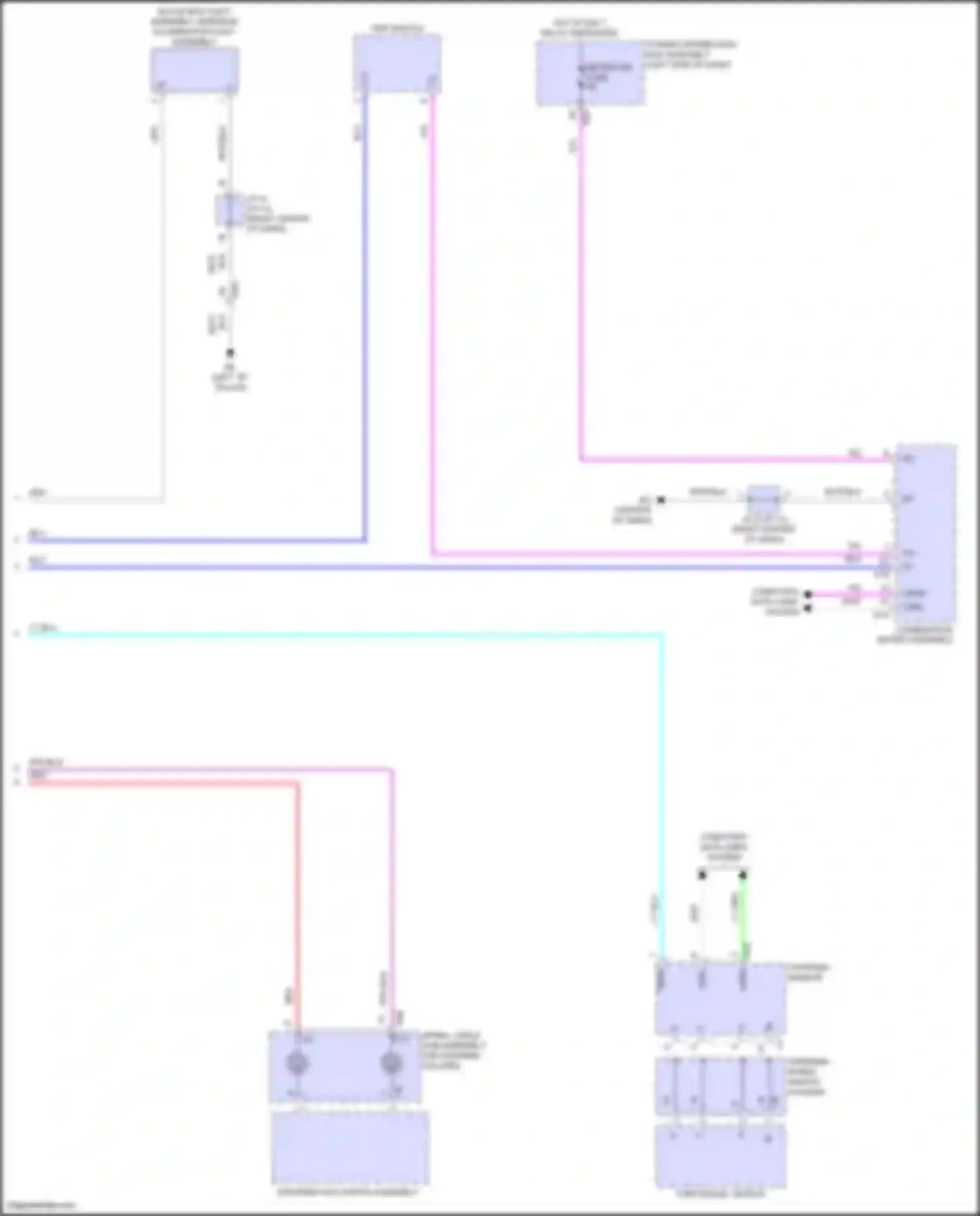 Prius Toyota V (2023-2024): Instrument illumination circuit (4 of 4)