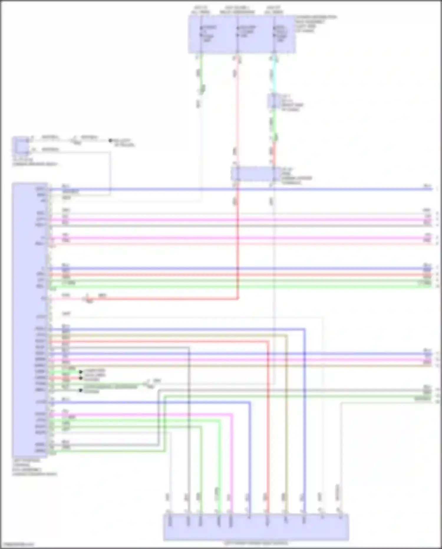 Prius Toyota V (2023-2024): Memory systems circuit (1 of 2)