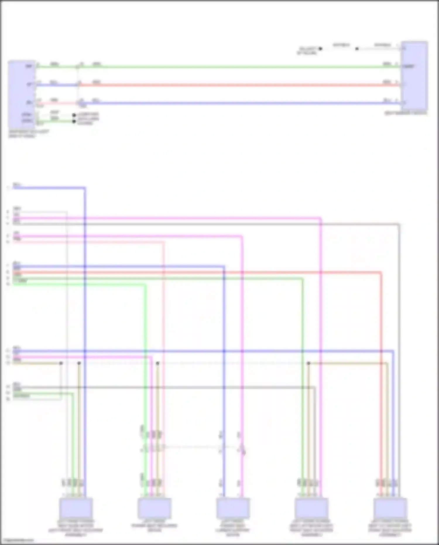 Prius Toyota V (2023-2024): Memory systems circuit (2 of 2)