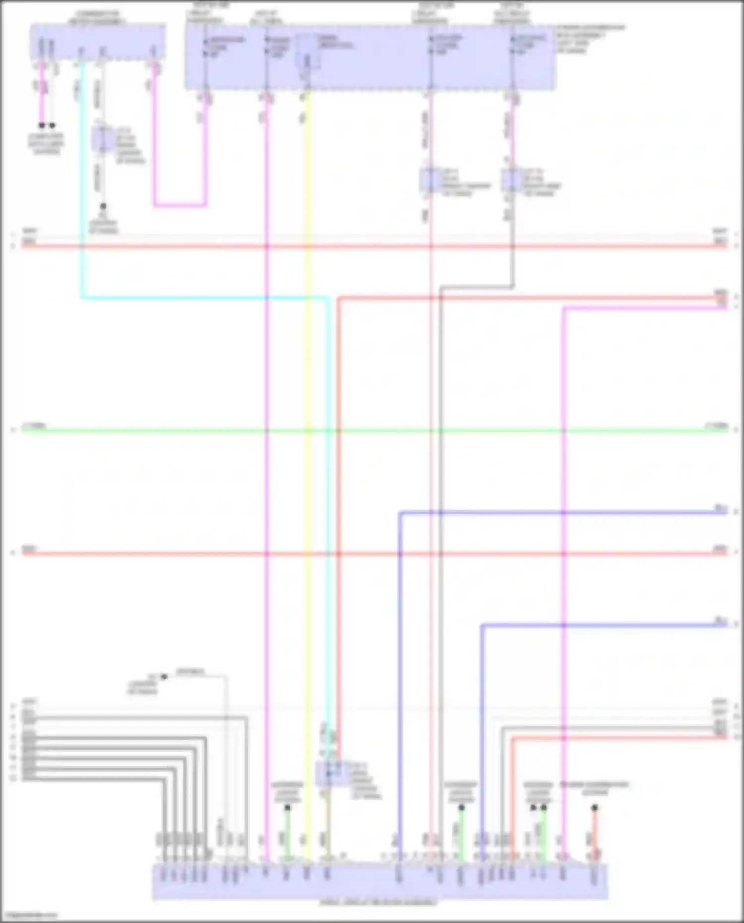 Prius Toyota V (2023-2024): Navigation circuit, 8-speaker (2 of 4)