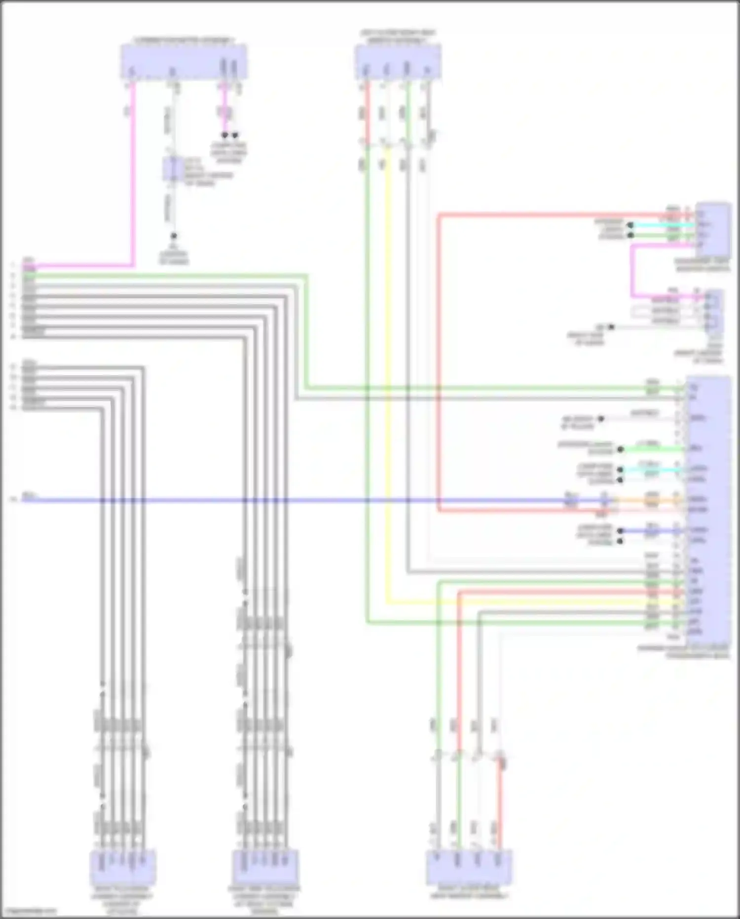 Prius Toyota V (2023-2024): Parking assistant circuit (2 of 2)