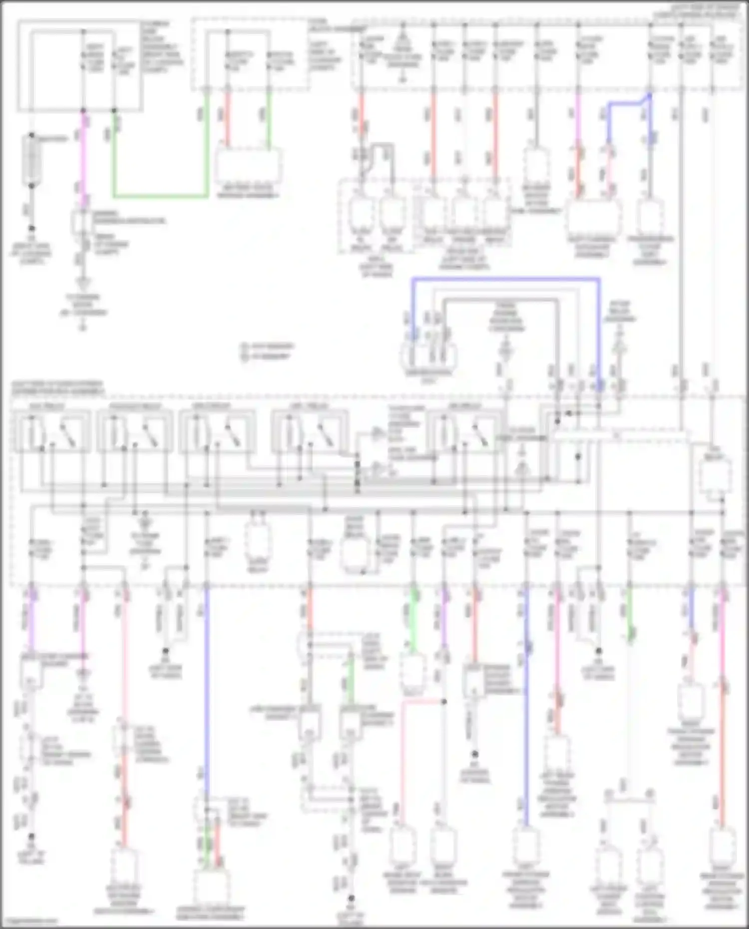 Prius Toyota V (2023-2024): Power distribution circuit (1 of 6)