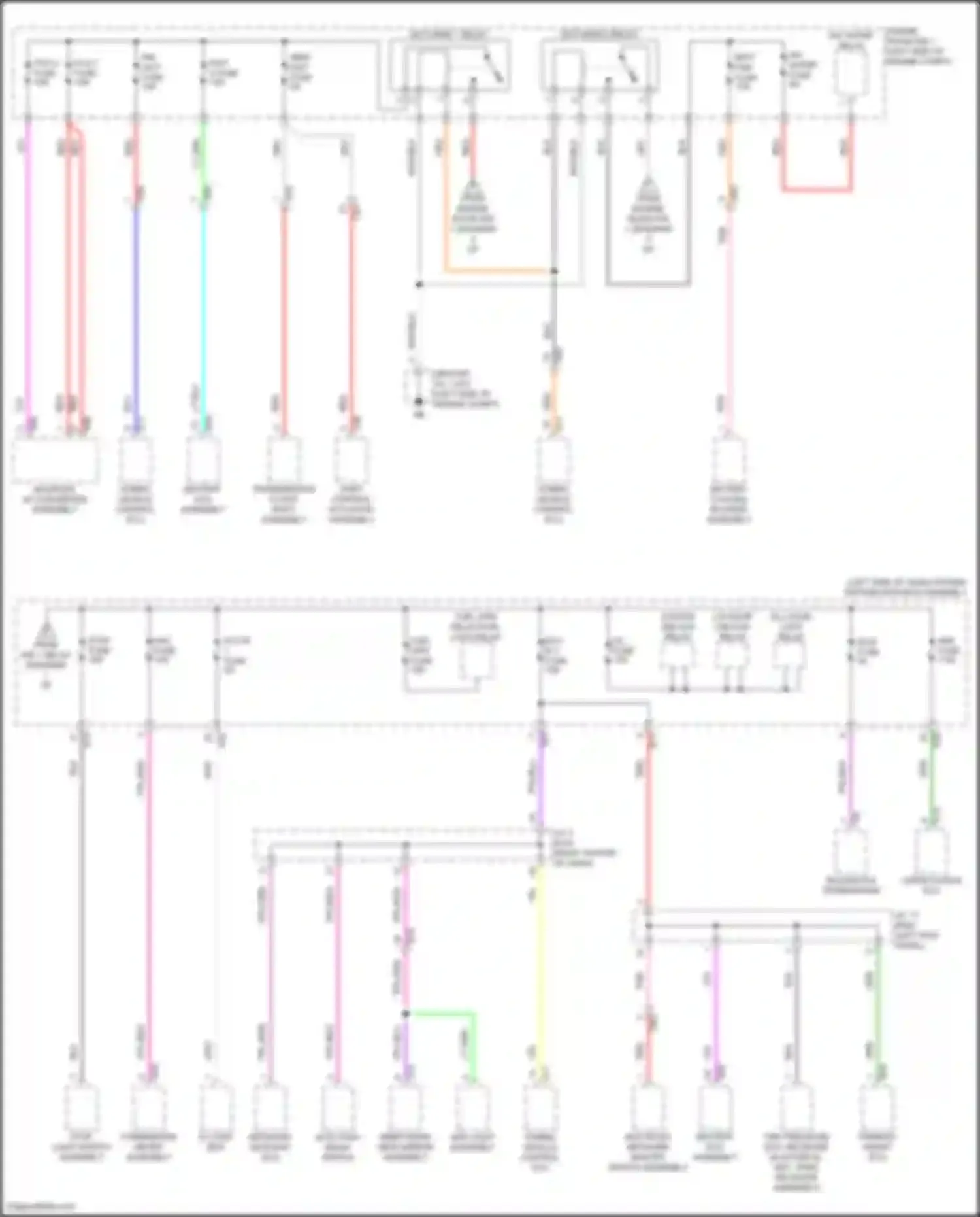 Prius Toyota V (2023-2024): Power distribution circuit (3 of 6)