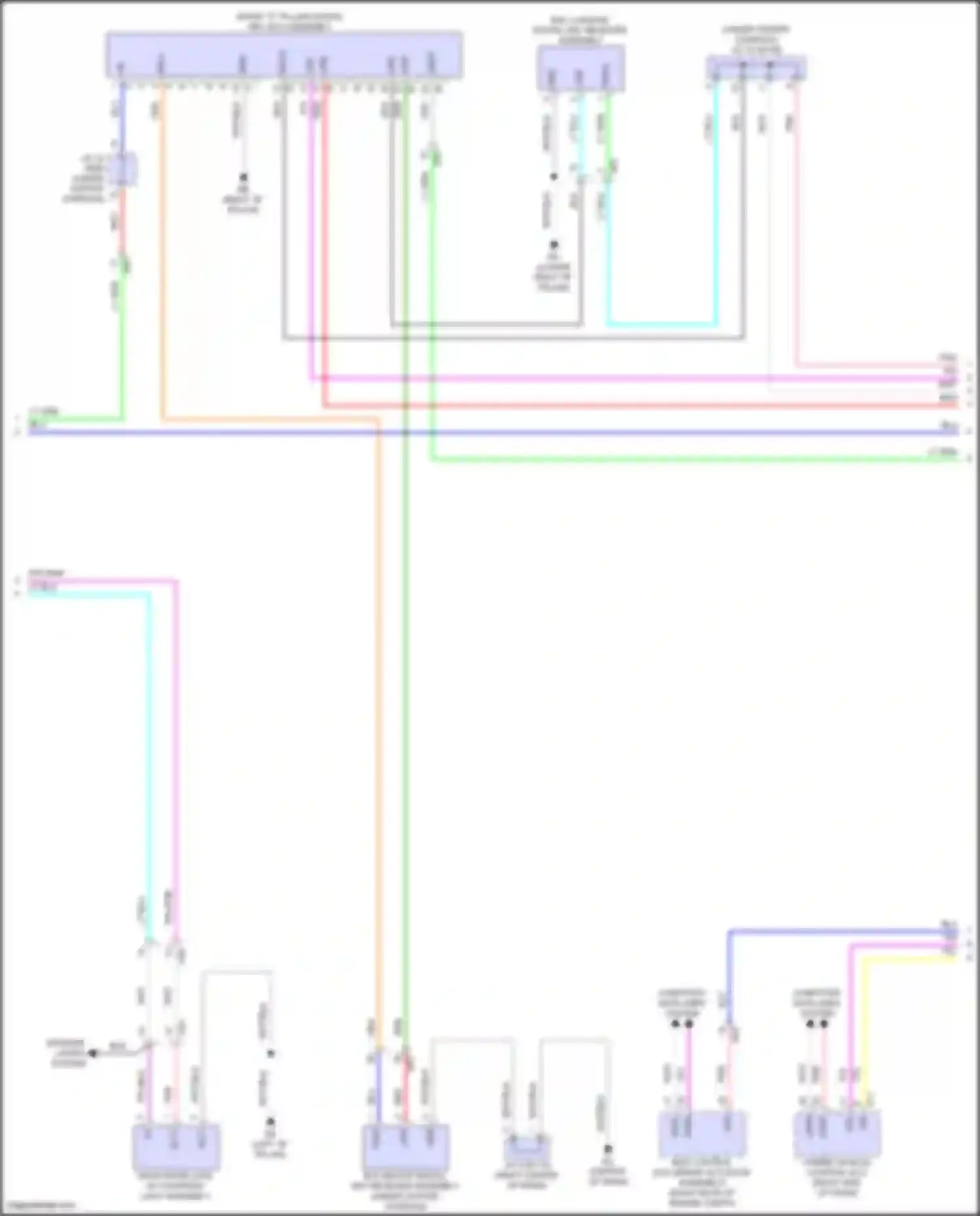 Prius Toyota V (2023-2024): Power door locks circuit, w/ smart key system (3 of 5)