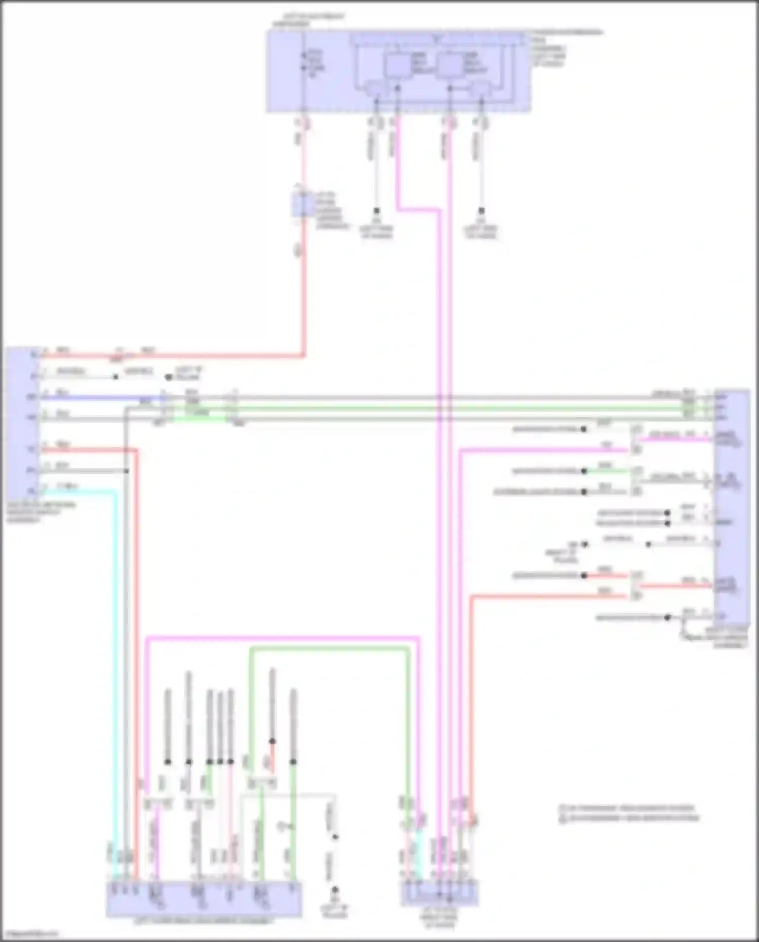 Prius Toyota V (2023-2024): Power mirrors circuit