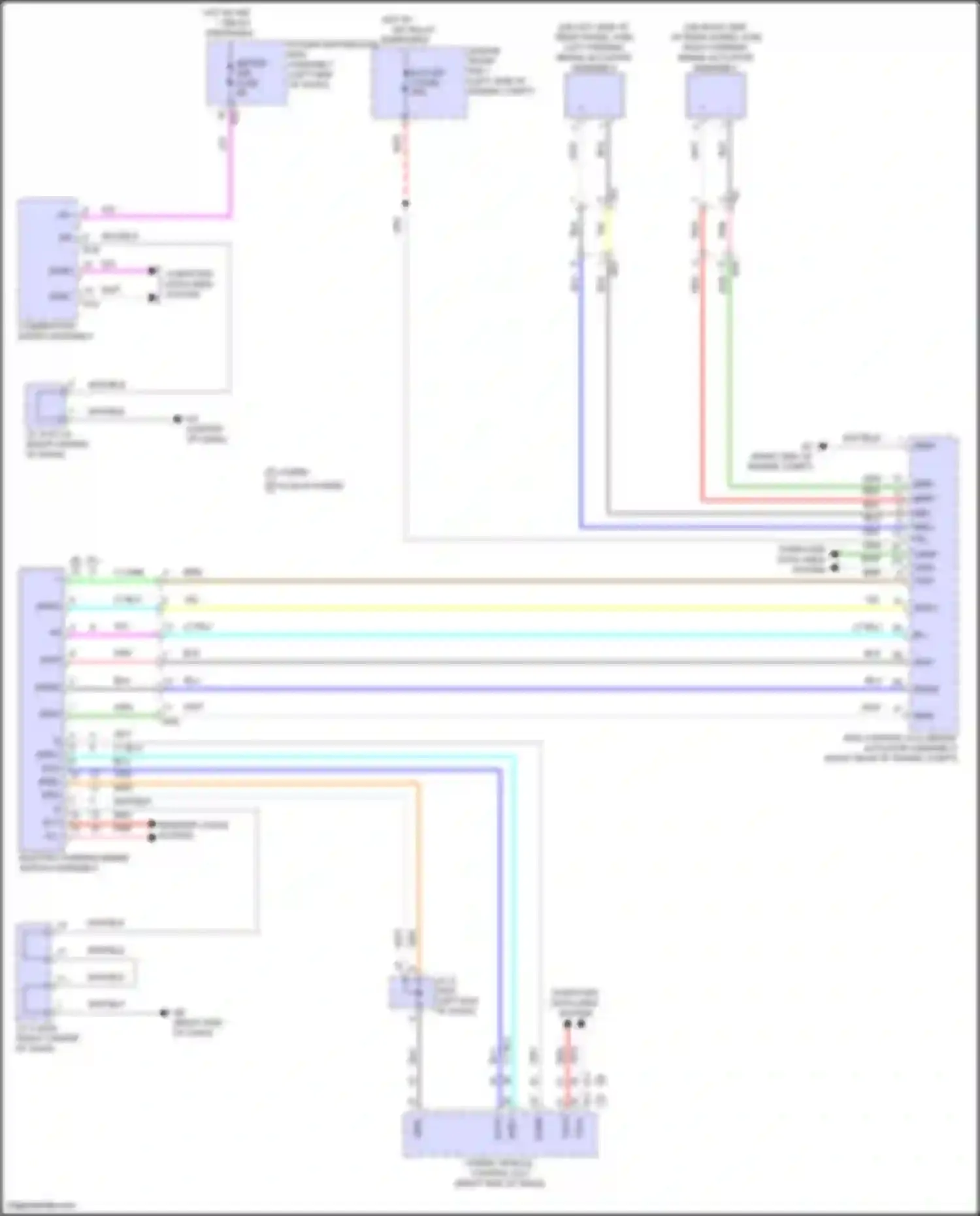 Prius Toyota V (2023-2024): Electric parking brake circuit