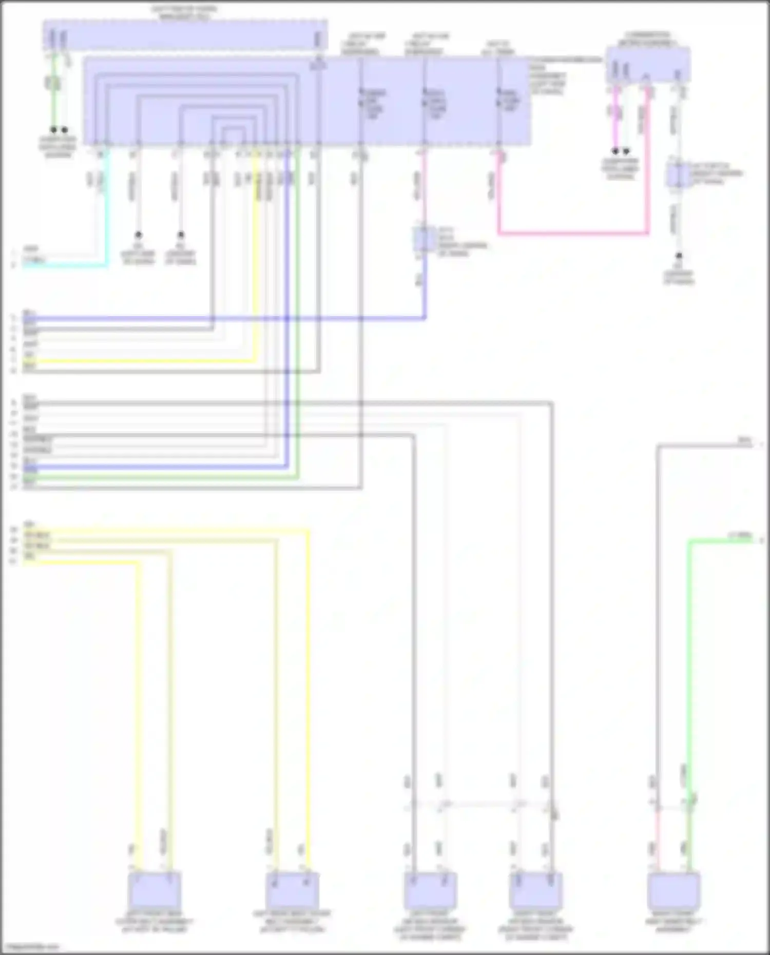 Prius Toyota V (2023-2024): Supplemental restraints circuit (2 of 3)