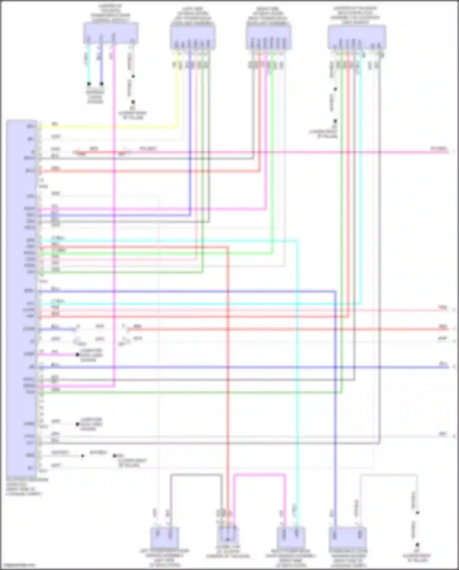 Prius Toyota V (2023-2024): Back door opener circuit, w/ power back door (1 of 2)