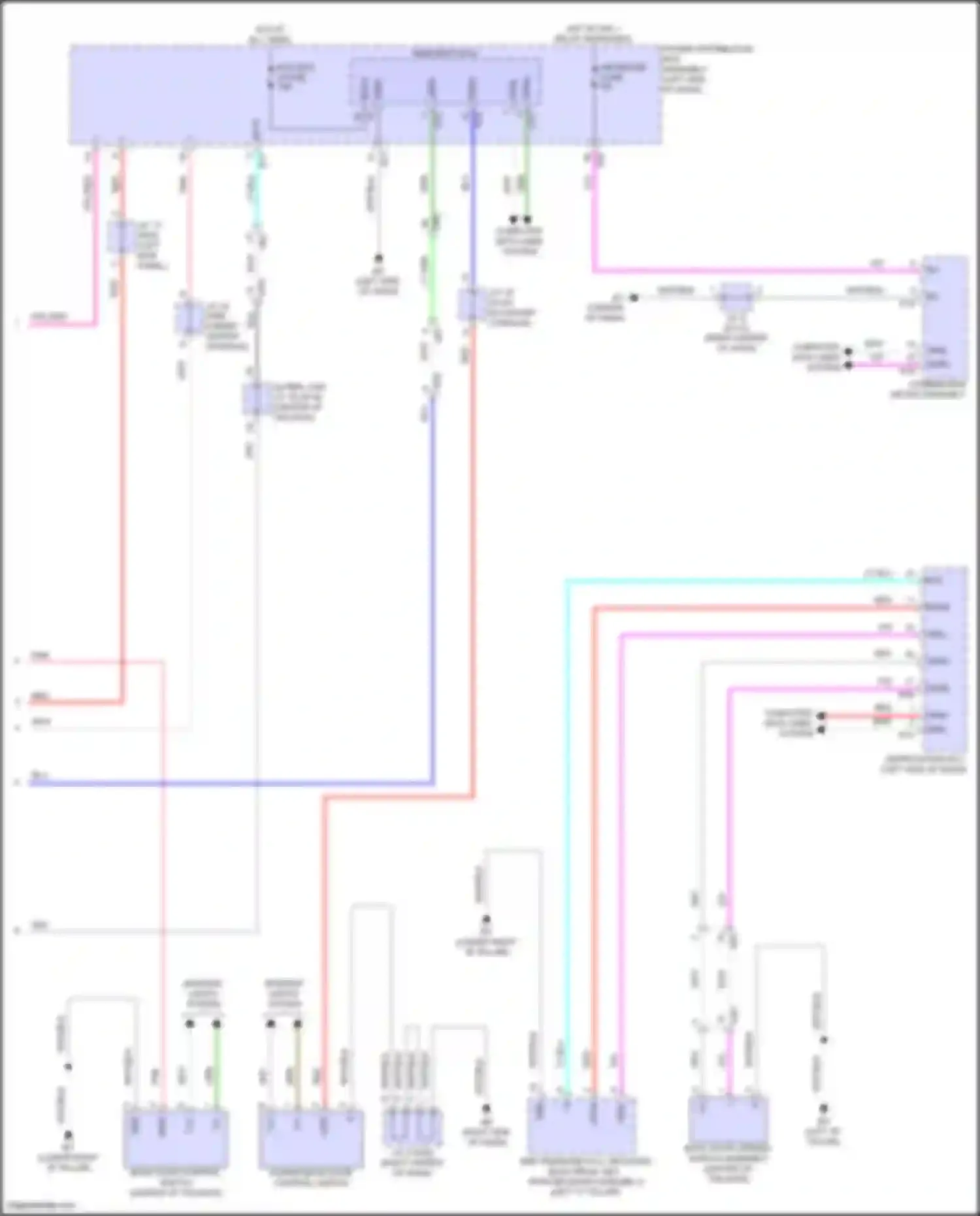 Prius Toyota V (2023-2024): Back door opener circuit, w/ power back door (2 of 2)