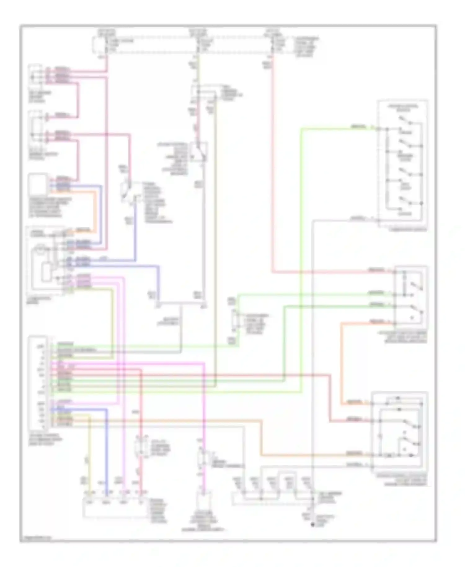 RAV4 Toyota I (1994-2000): Cruise control circuit