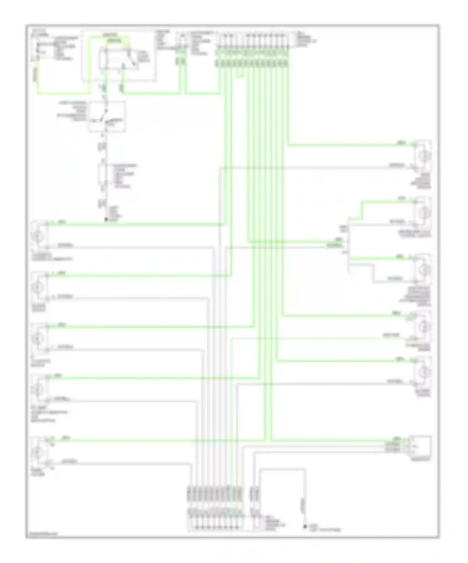 RAV4 Toyota I (1994-2000): Instrument illumination circuit