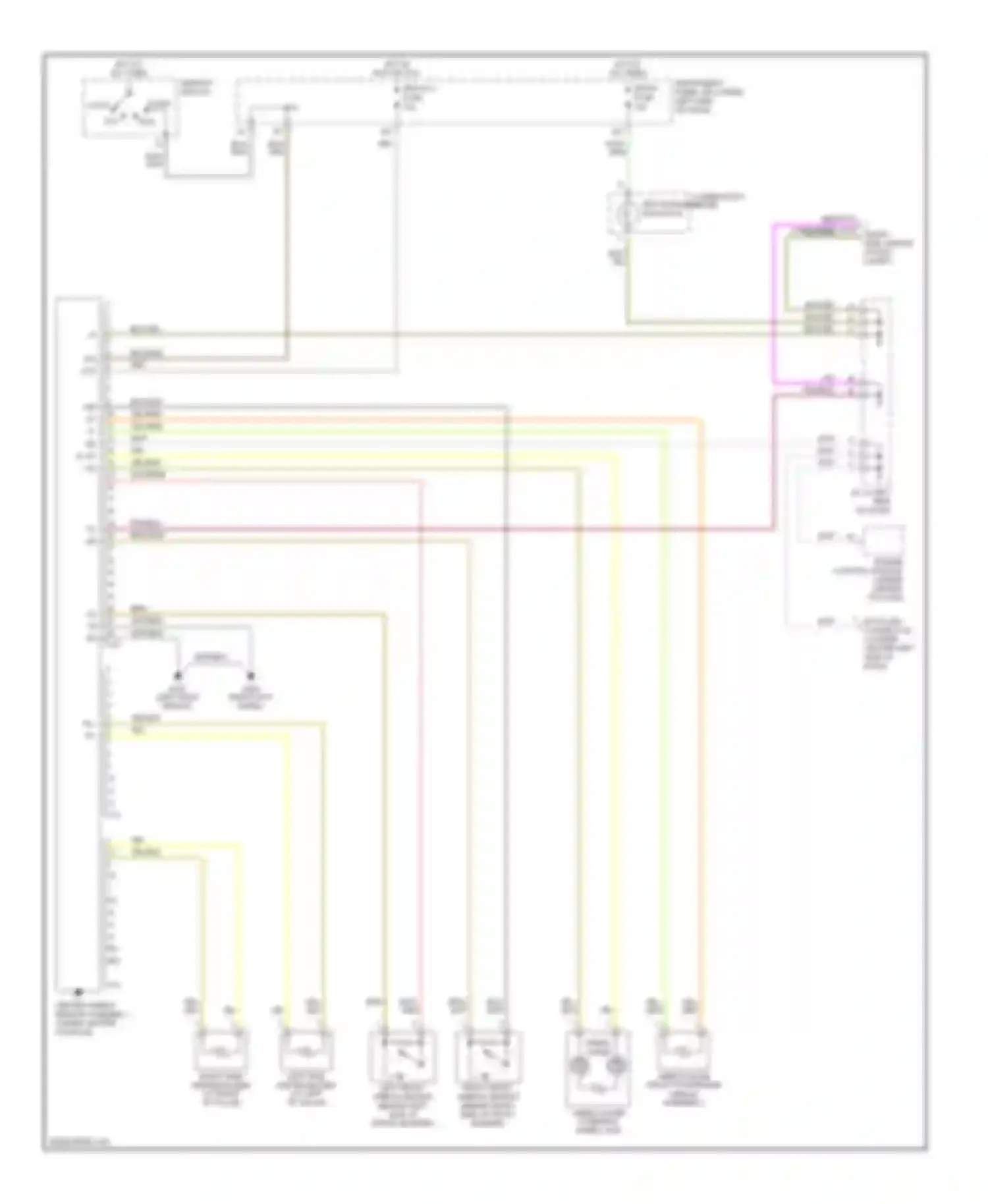 RAV4 Toyota I (1994-2000): Supplemental restraint circuit