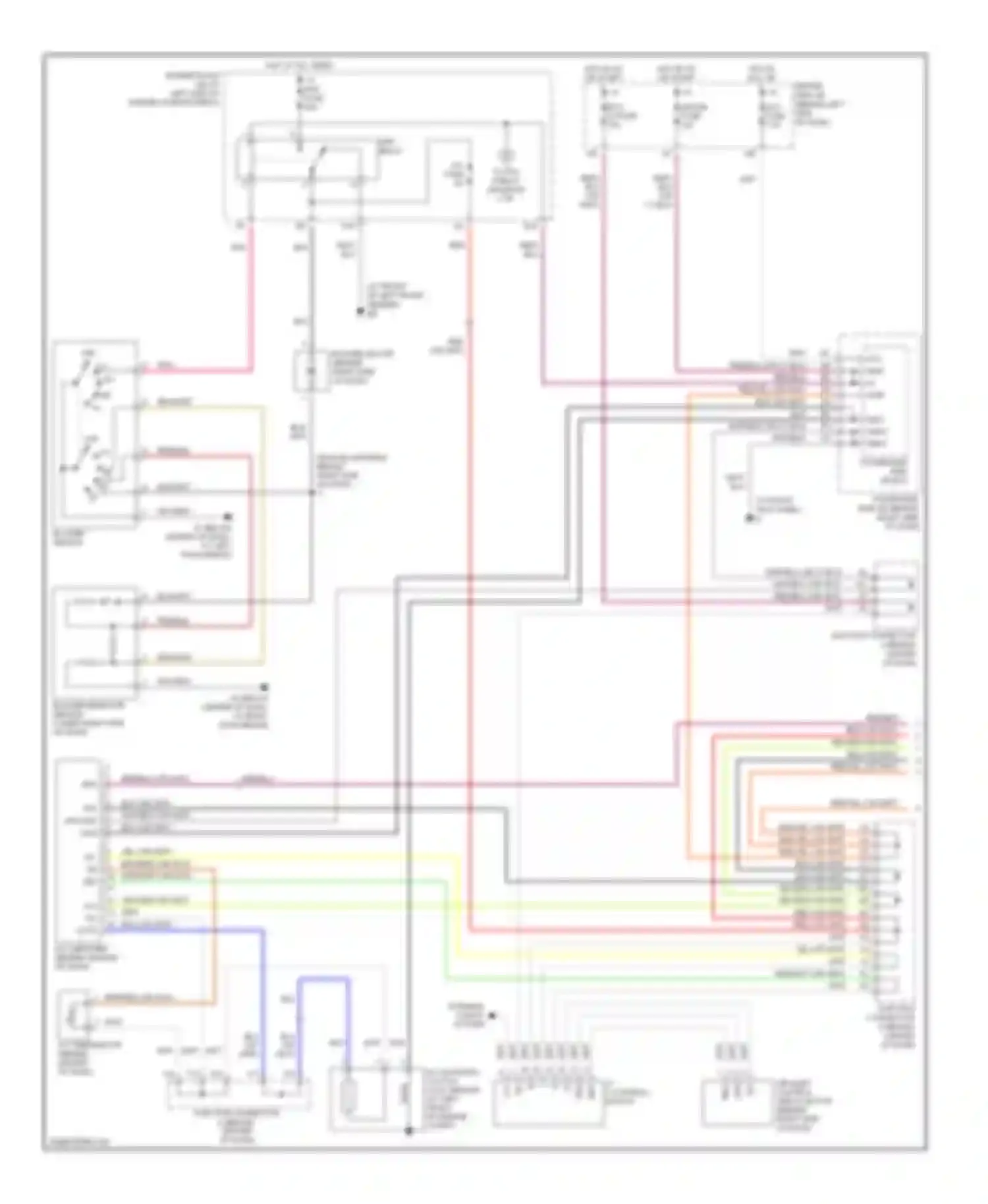 RAV4 Toyota II facelift (2003-2006): Manual a/c circuit (1 of 2)