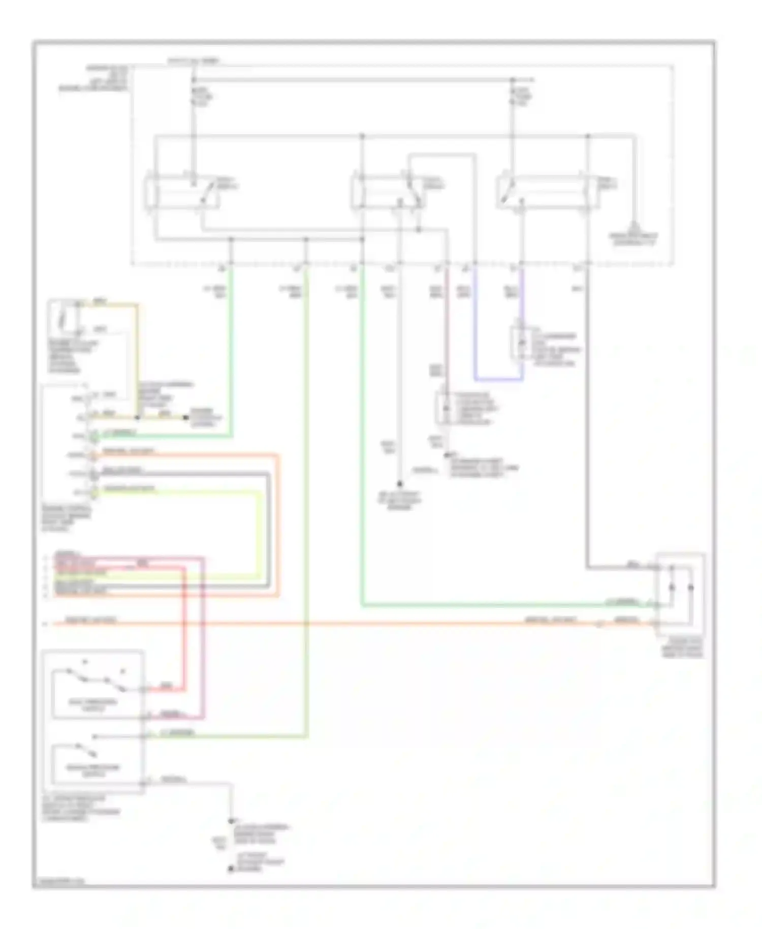 RAV4 Toyota II facelift (2003-2006): Manual a/c circuit (2 of 2)