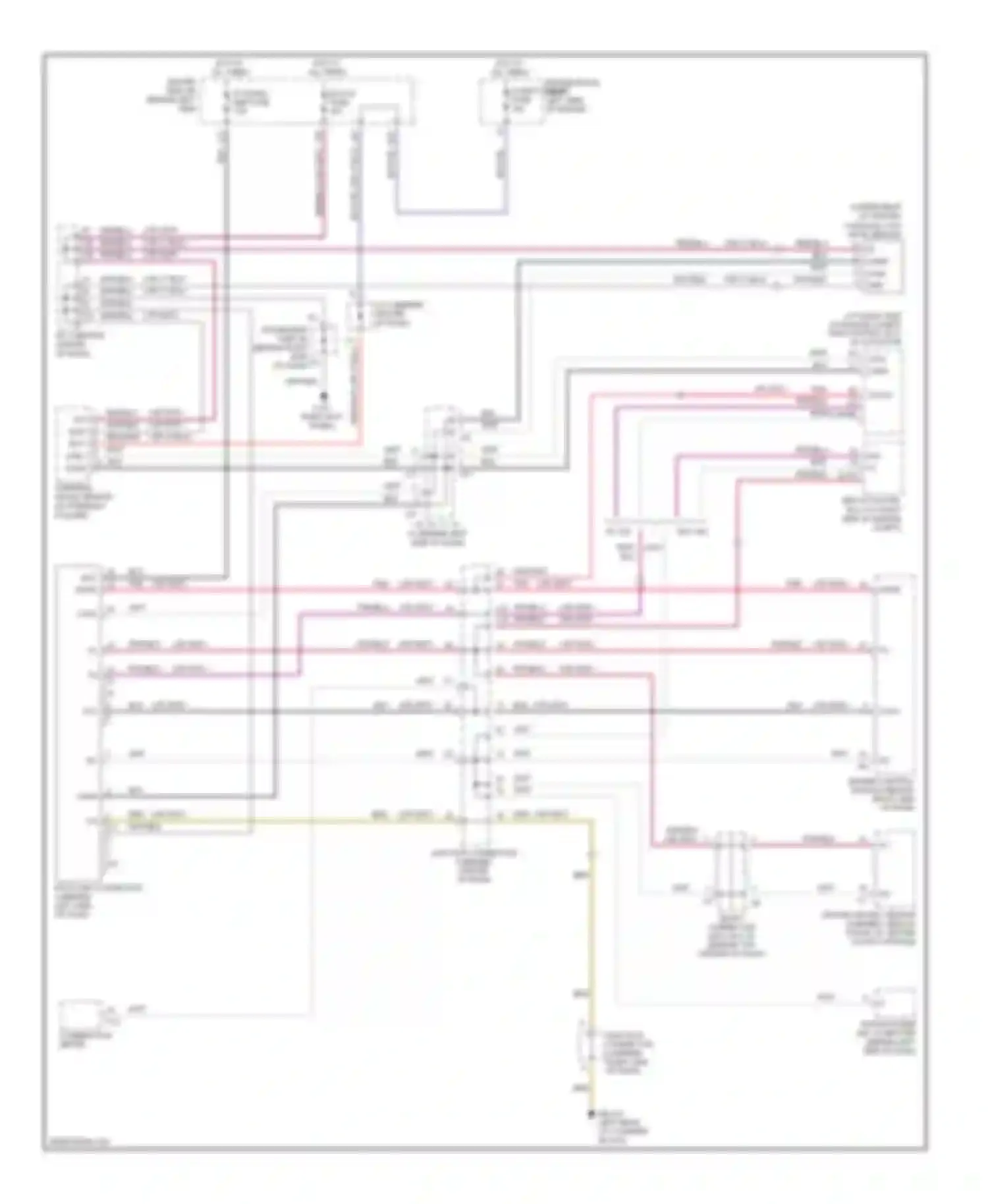 RAV4 Toyota II facelift (2003-2006): Computer data lines circuit