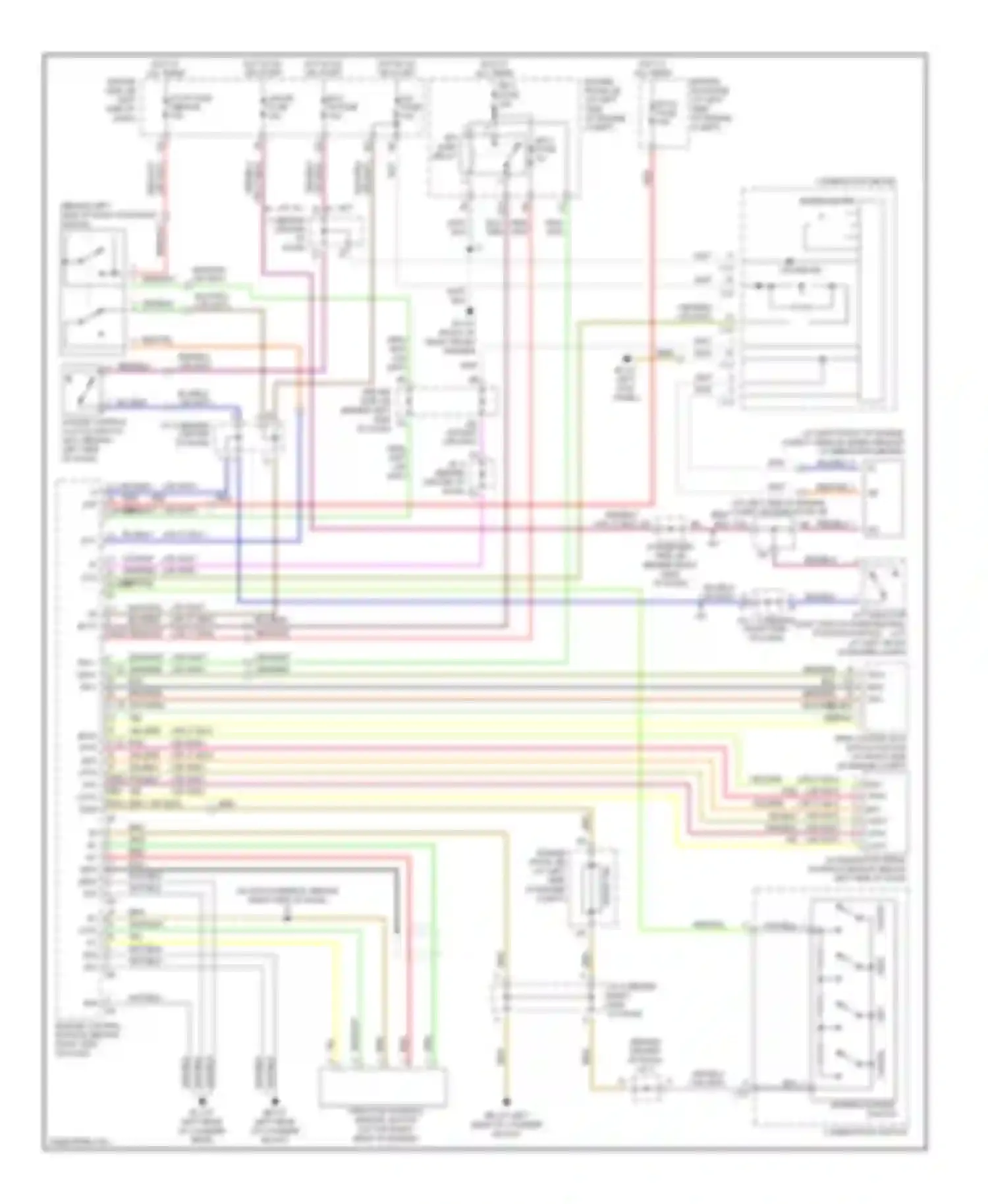 RAV4 Toyota II facelift (2003-2006): Cruise control circuit
