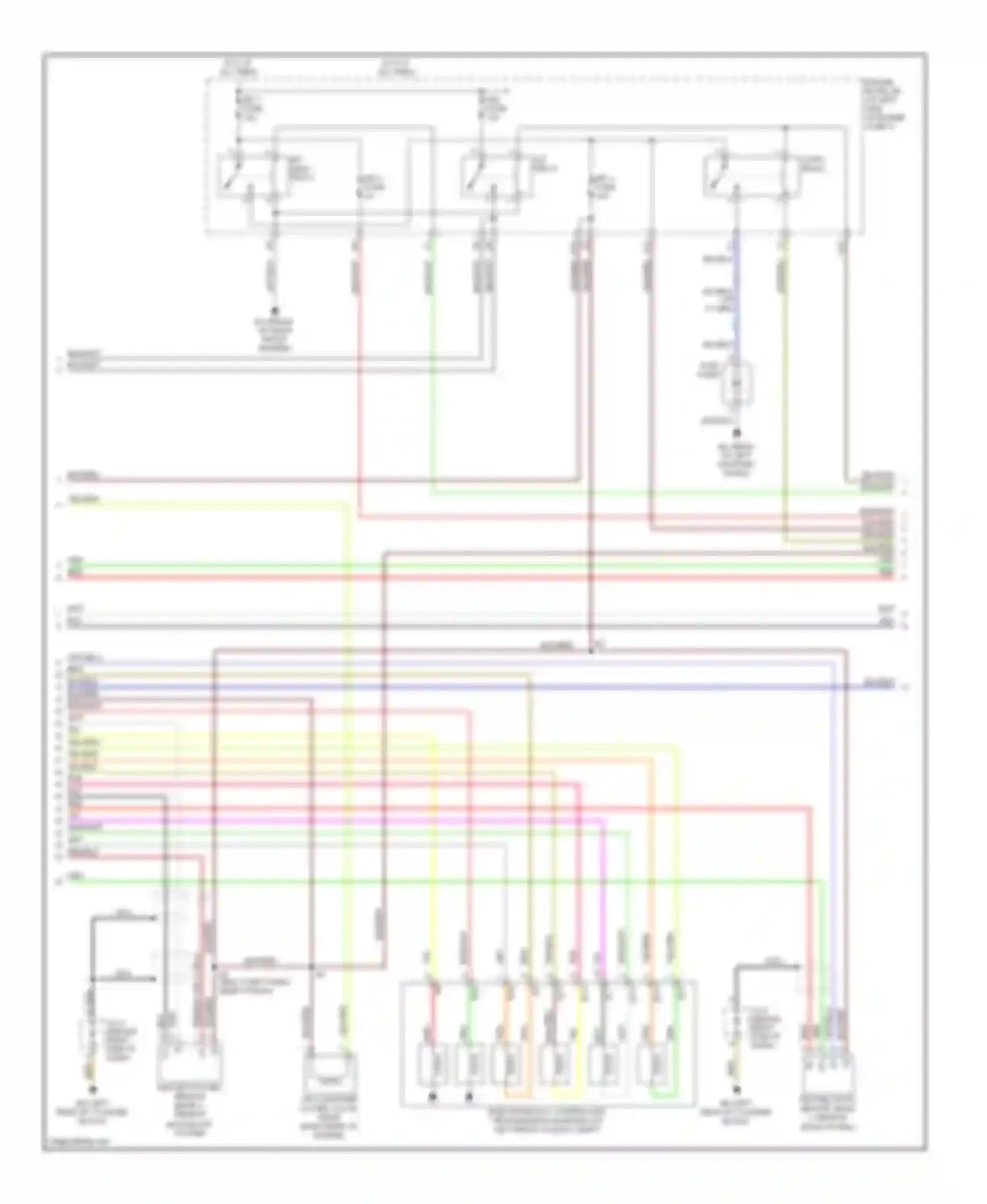 RAV4 Toyota II facelift (2003-2006): Wiring diagram engine performance 2.4l (2 of 5)
