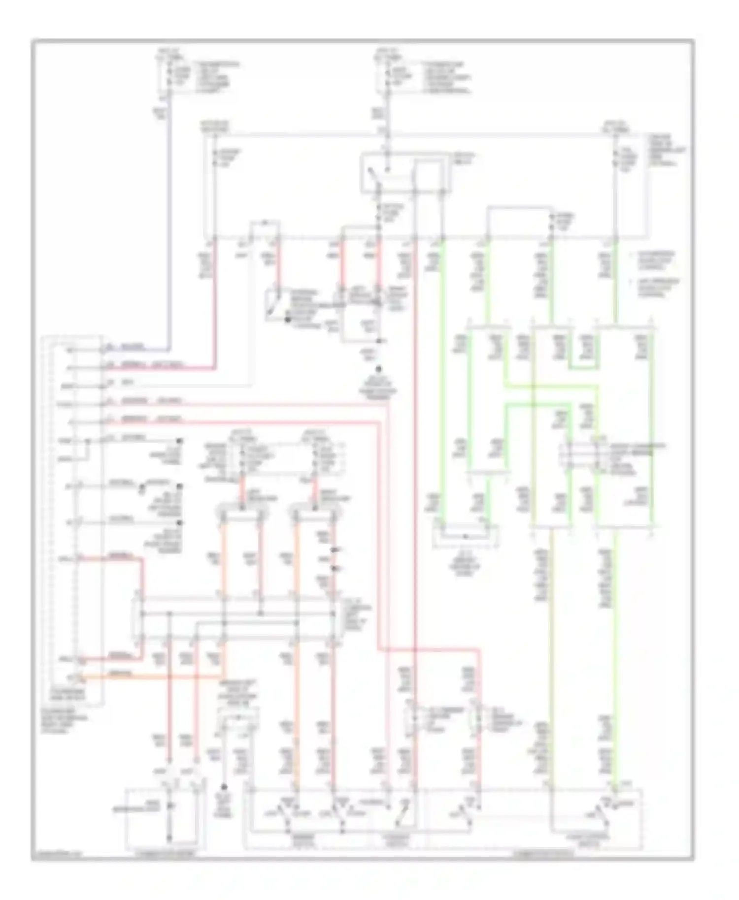 RAV4 Toyota II facelift (2003-2006): Headlights circuit, with drl