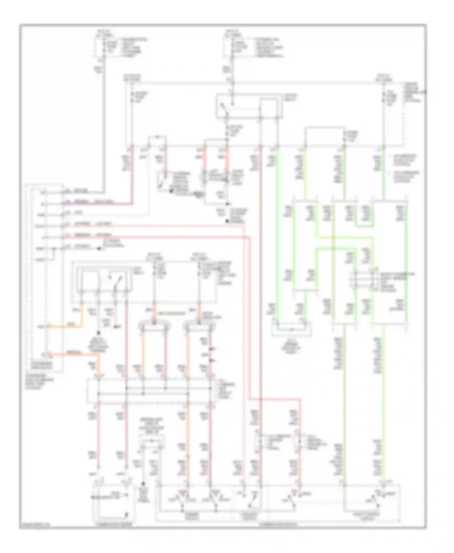RAV4 Toyota II facelift (2003-2006): Headlights circuit, without drl