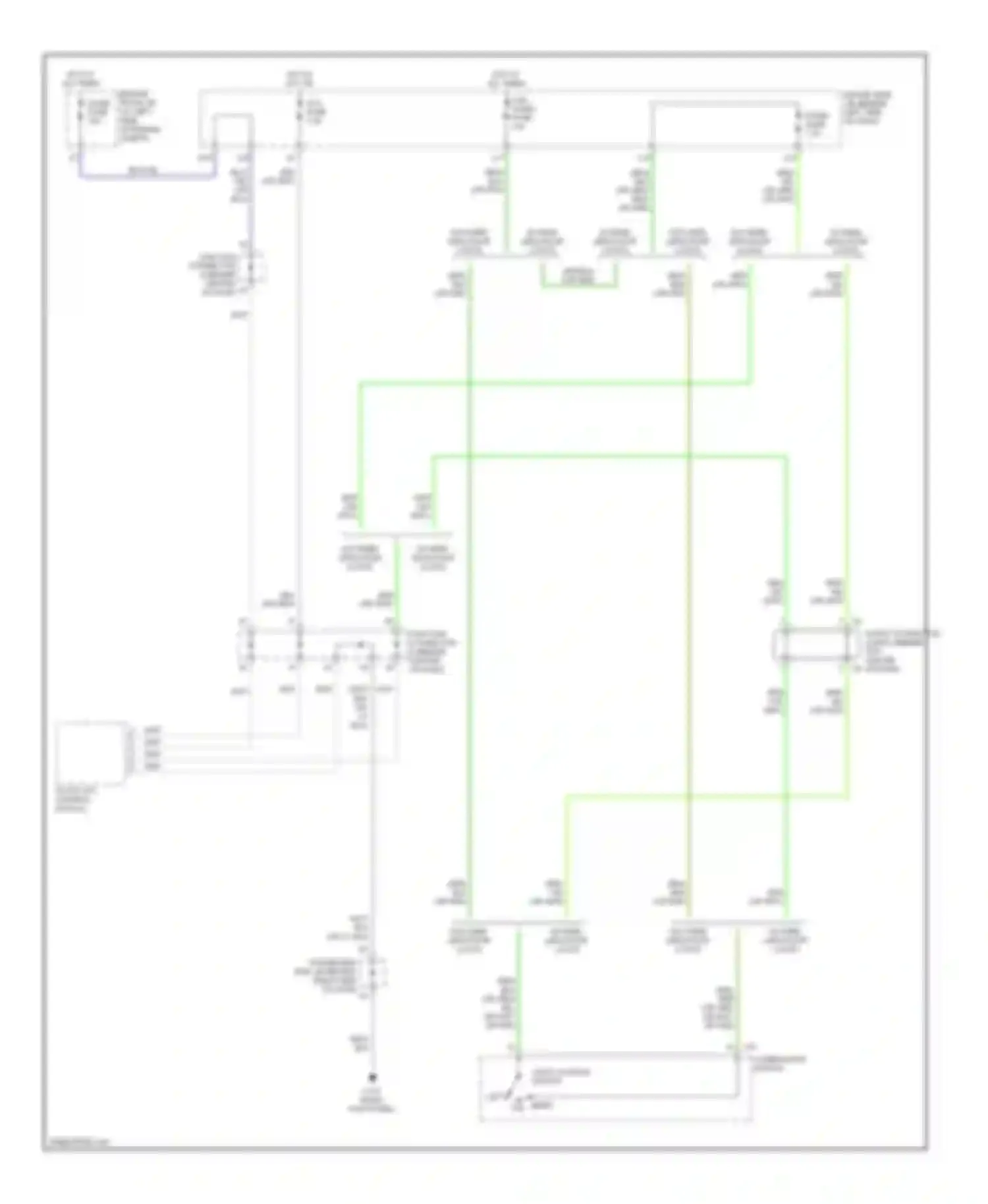 RAV4 Toyota II facelift (2003-2006): Clock circuit