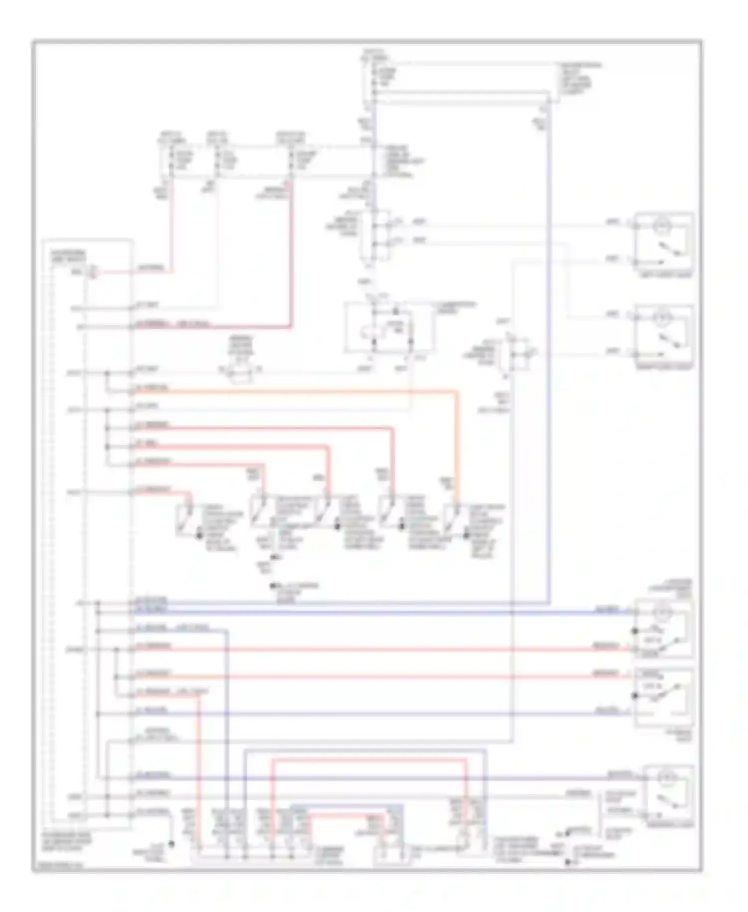RAV4 Toyota II facelift (2003-2006): Courtesy lamps circuit